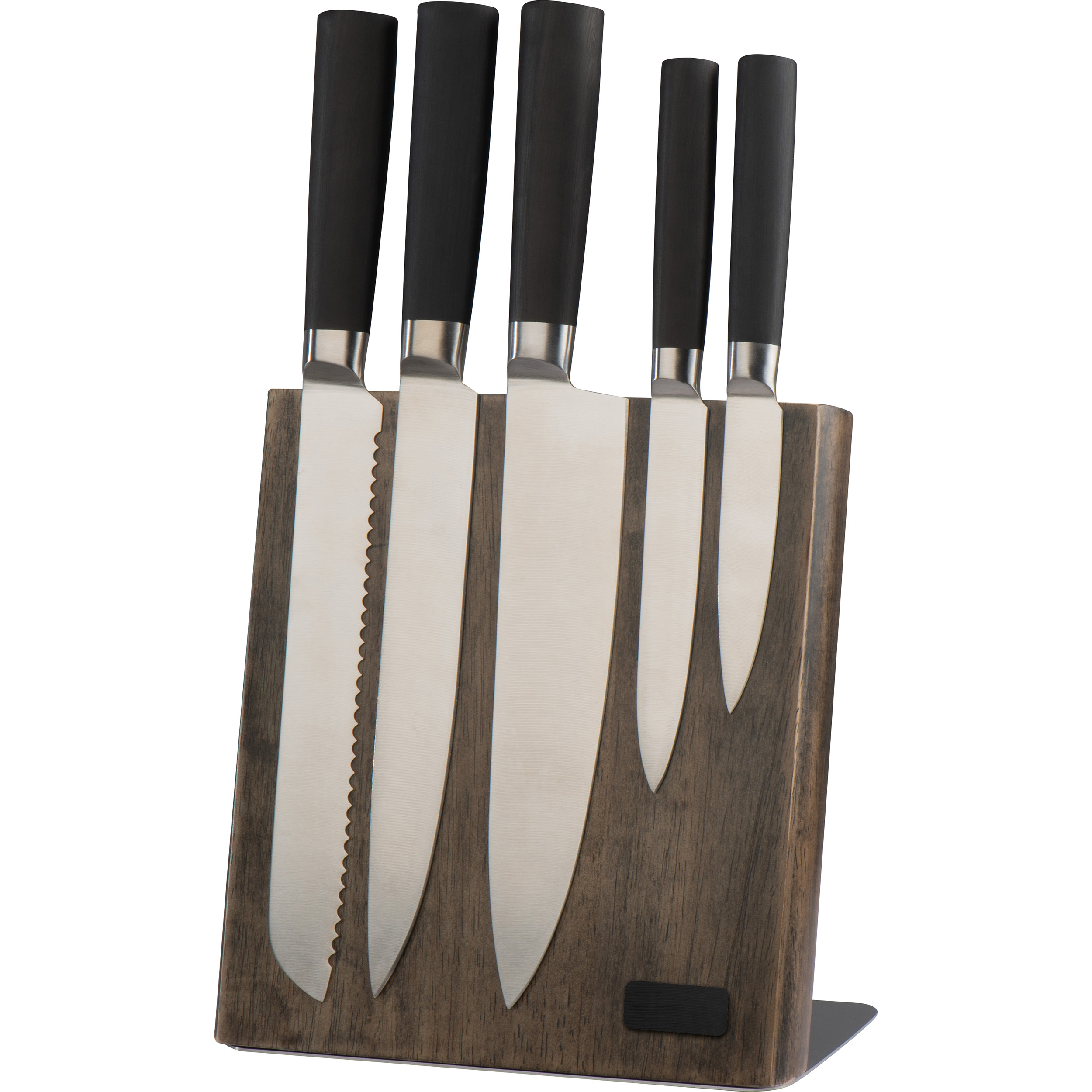 Messerblock aus Holz mit 5 verschiedenen Messern | 8079103