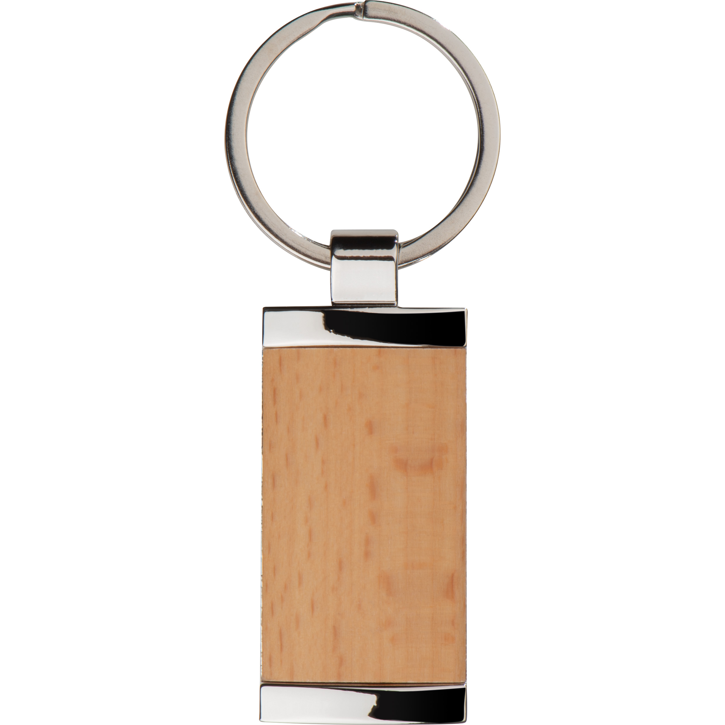Porte-clés avec morceau de bois