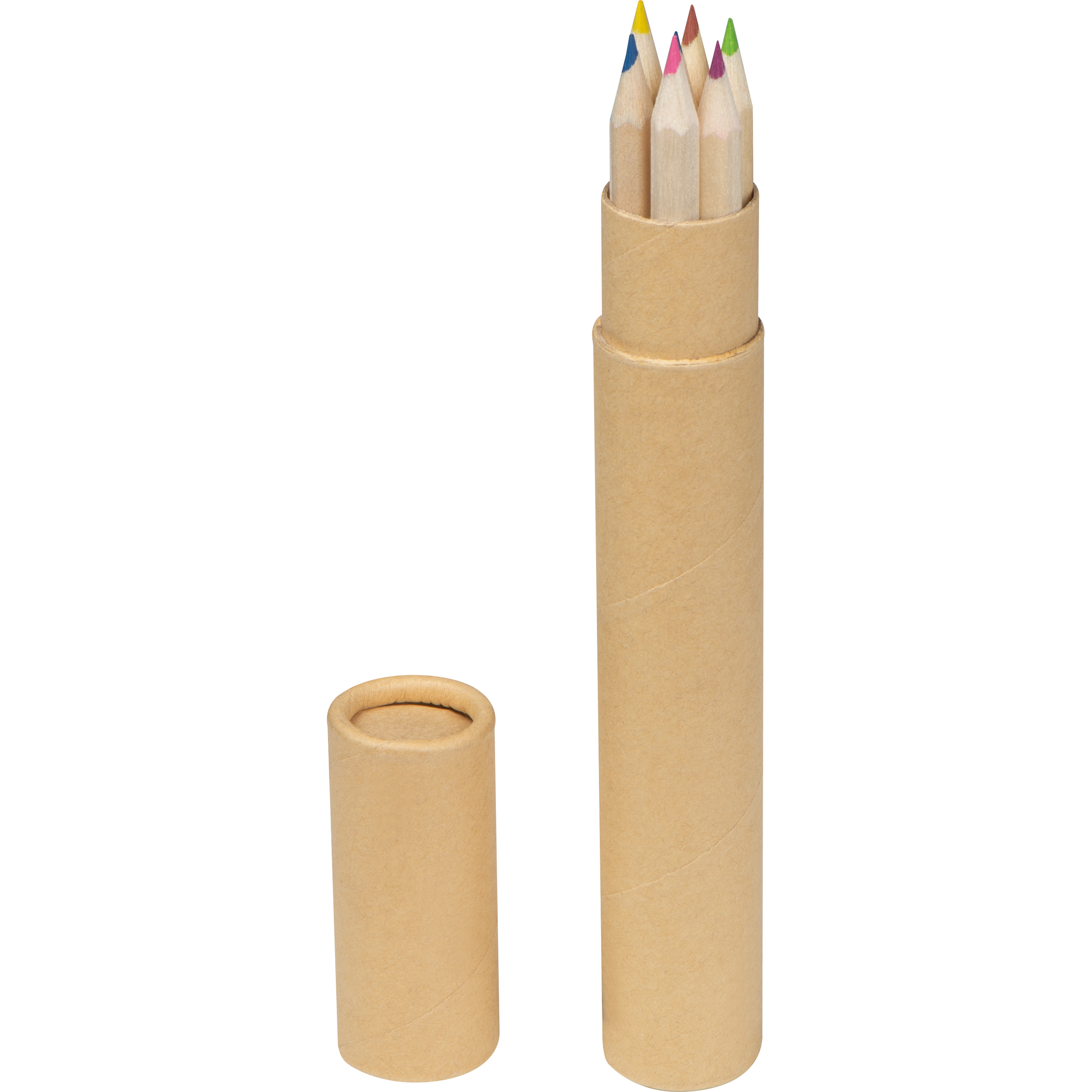 Set de 7 lápices de colores.