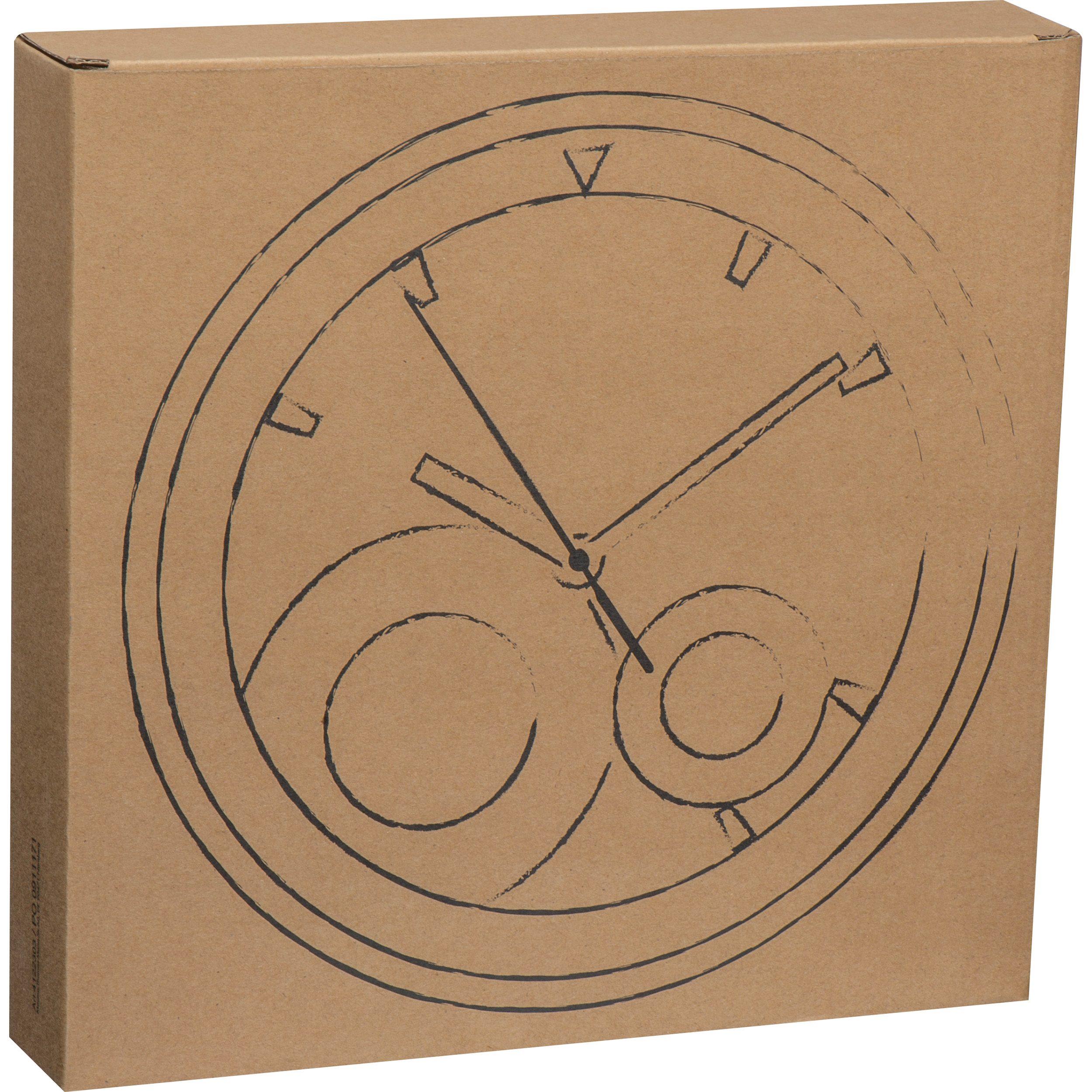 Wall clock with hygro and thermometer
