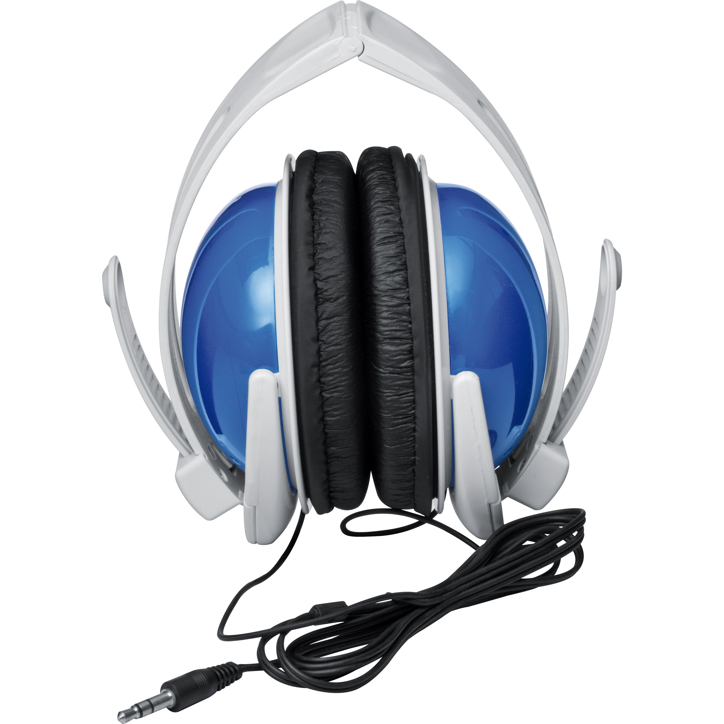 Kopfhörer mit großen farbigen Hörermuscheln