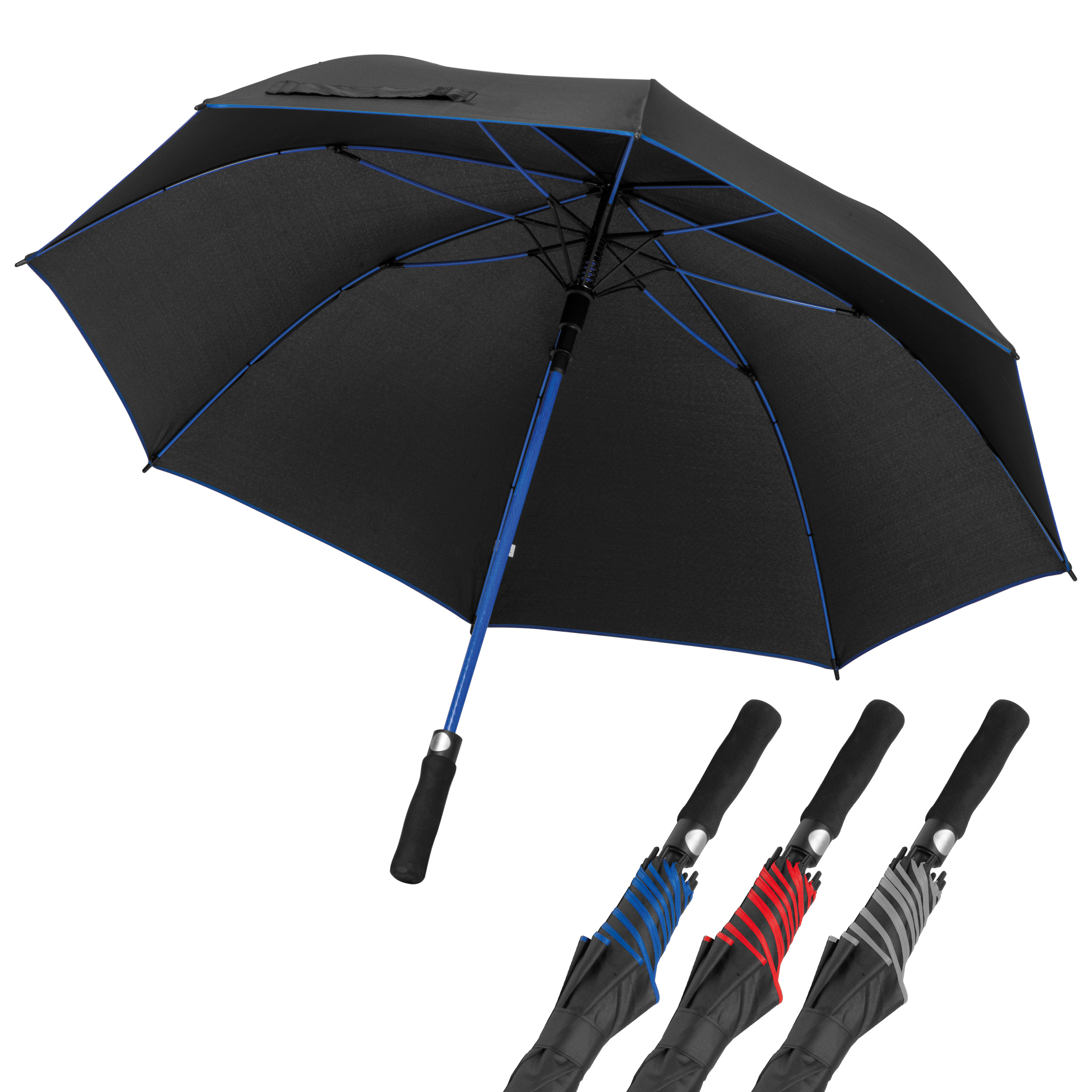 Regenschirm aus Pongee