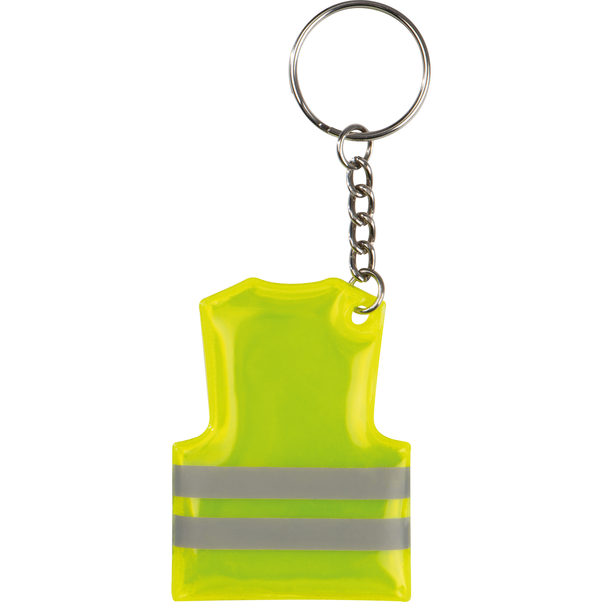 Porte-clés en forme de veste de sécurité