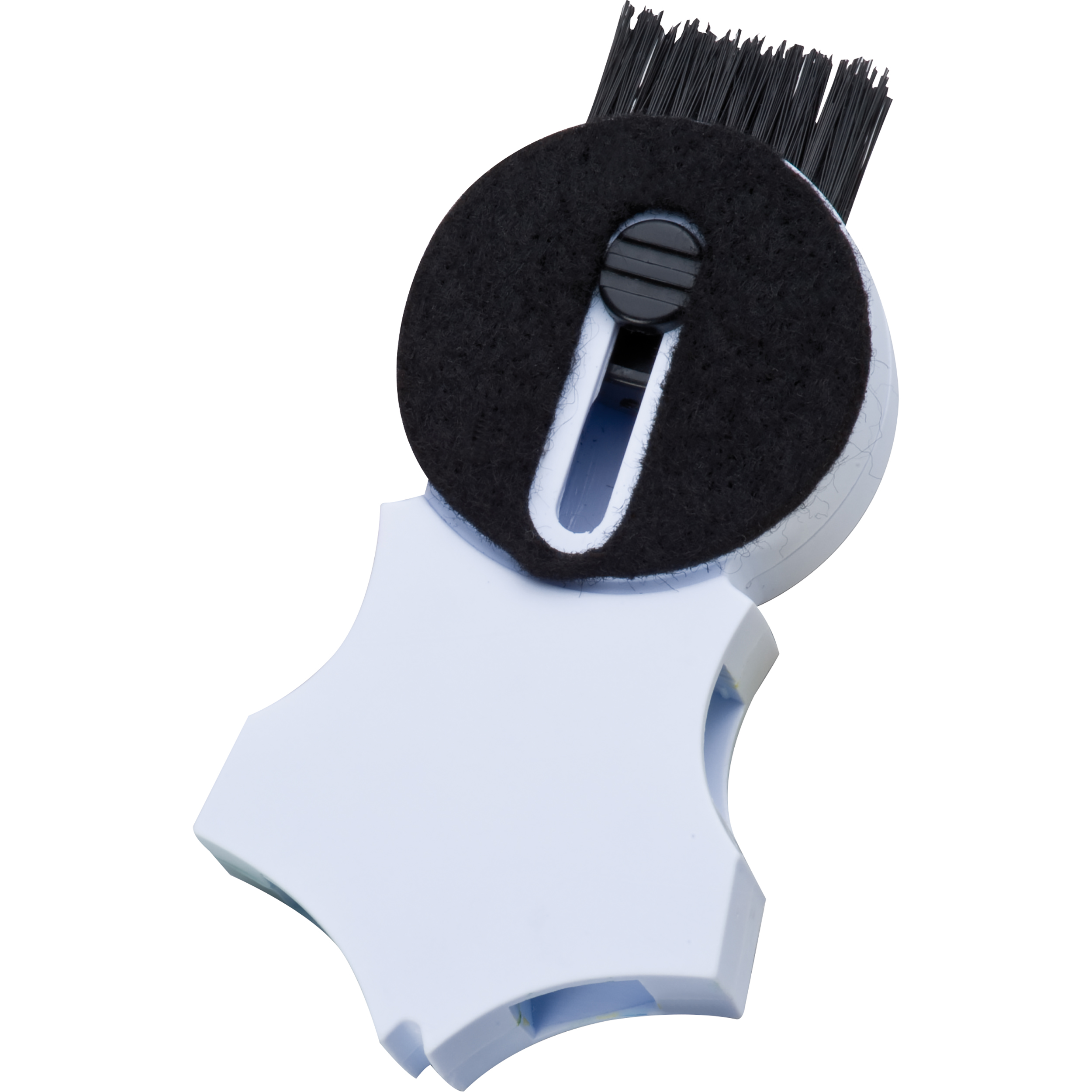 Highlighter manikin with keypad brush