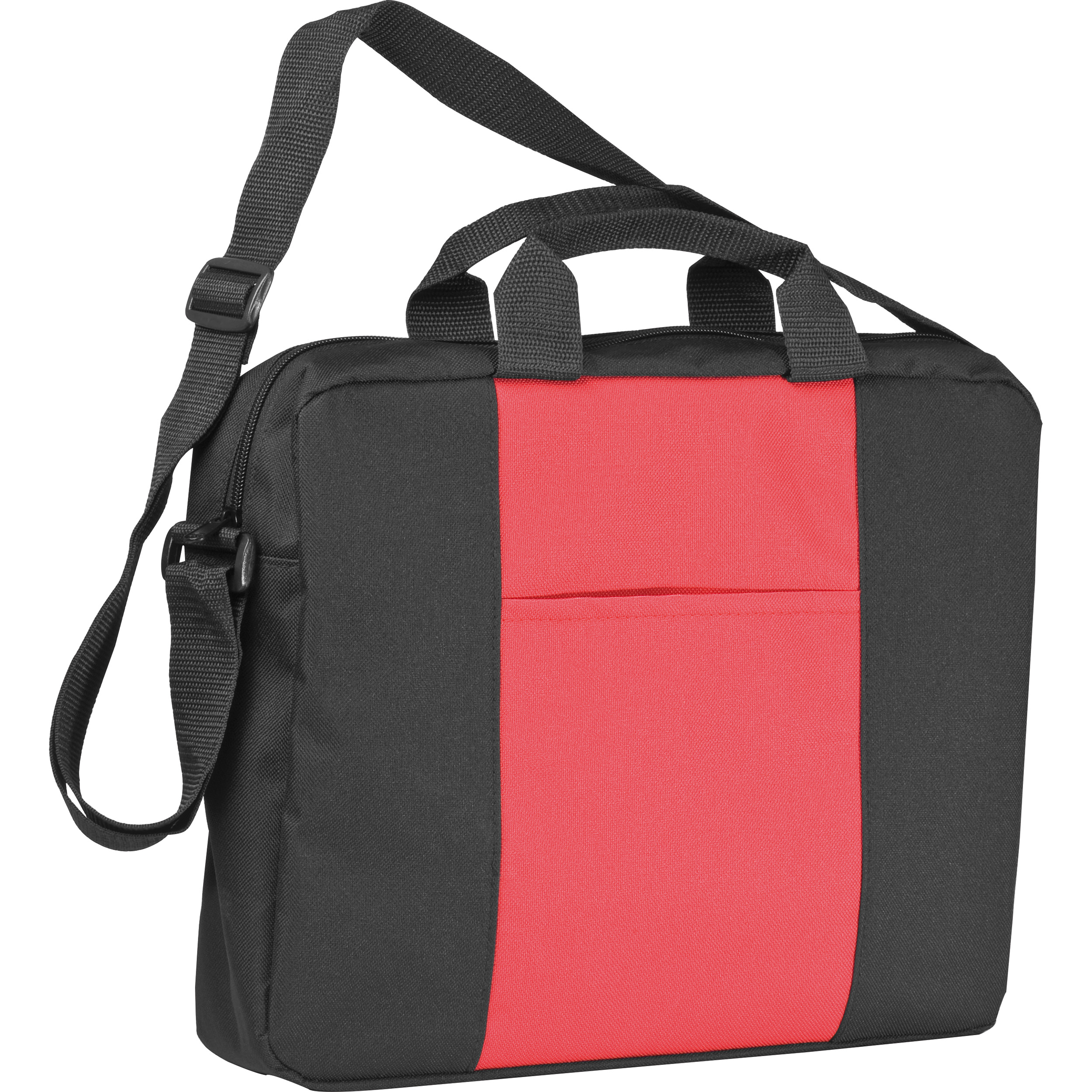 Shoulder bag with a broad stripe