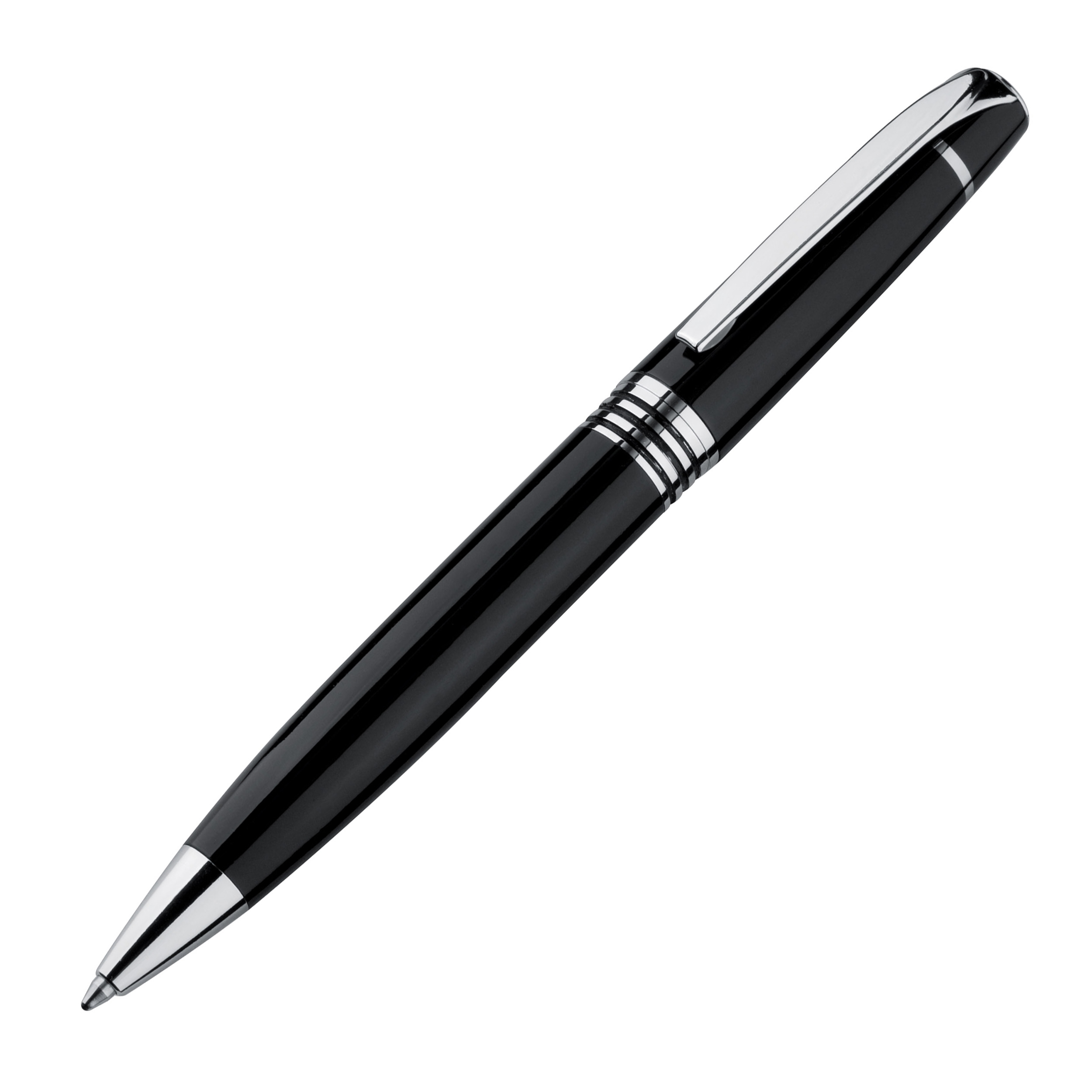 Noble stylo à bille en métal vissable