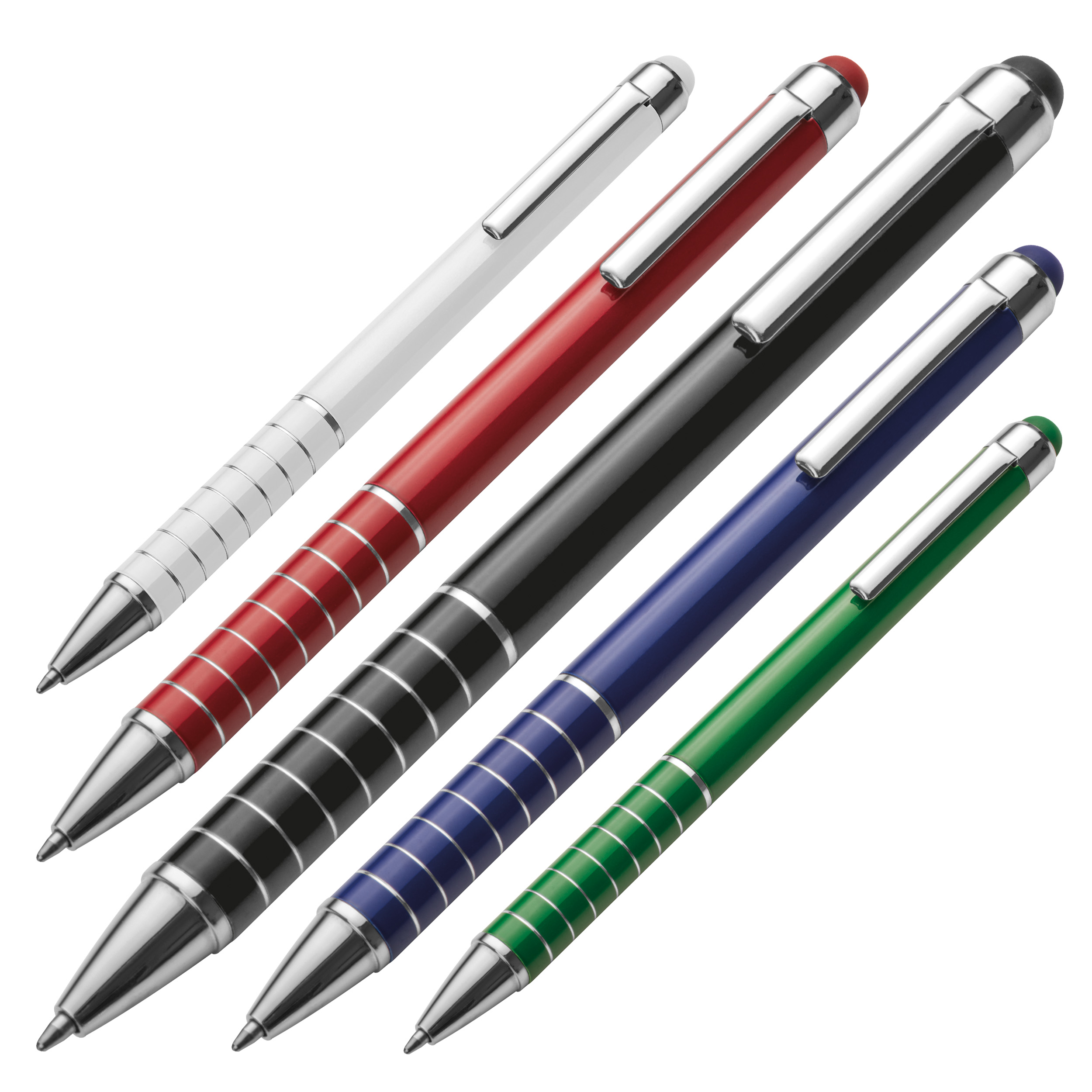 Kugelschreiber aus Metall mit Touchfunktion