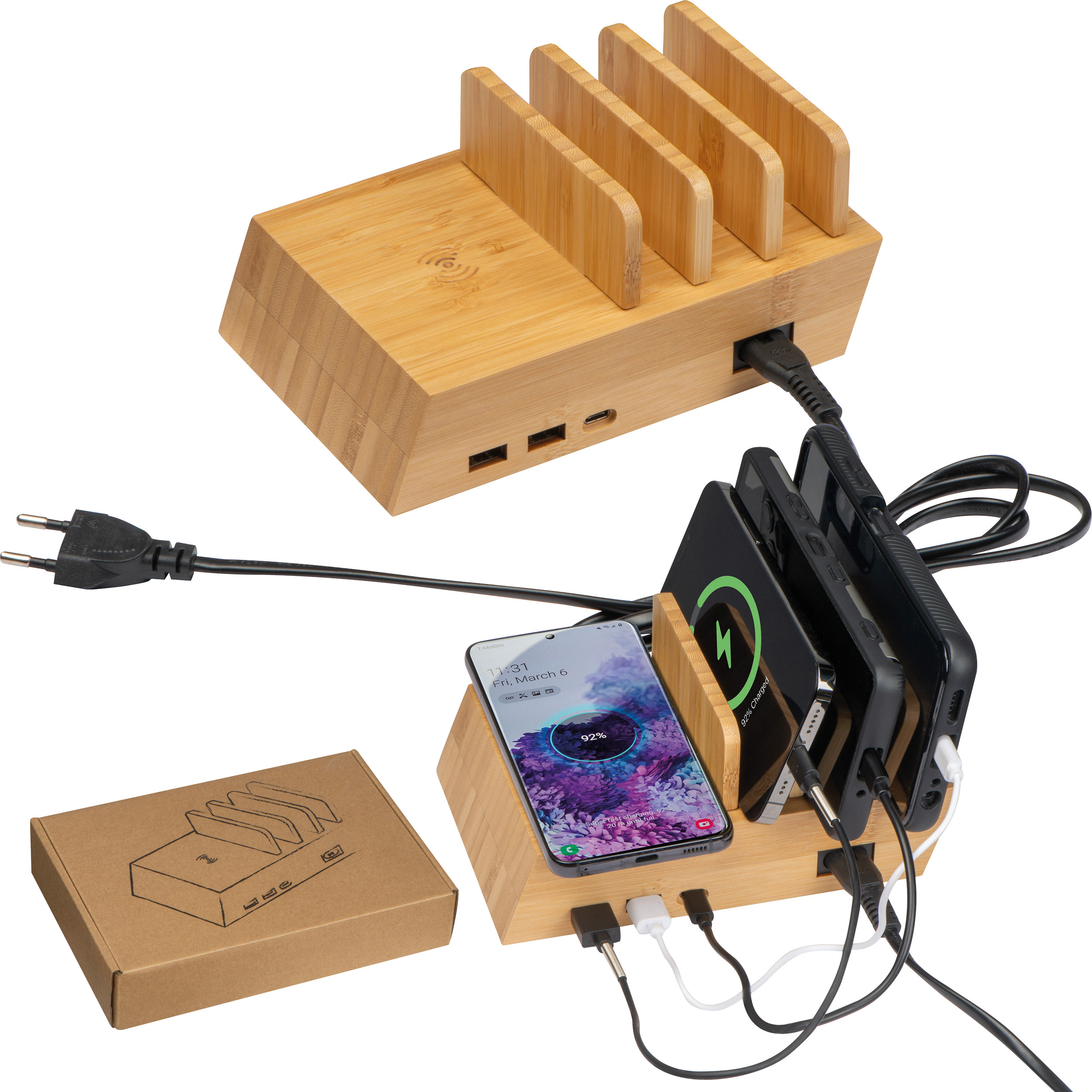 Charging station for 4 devices