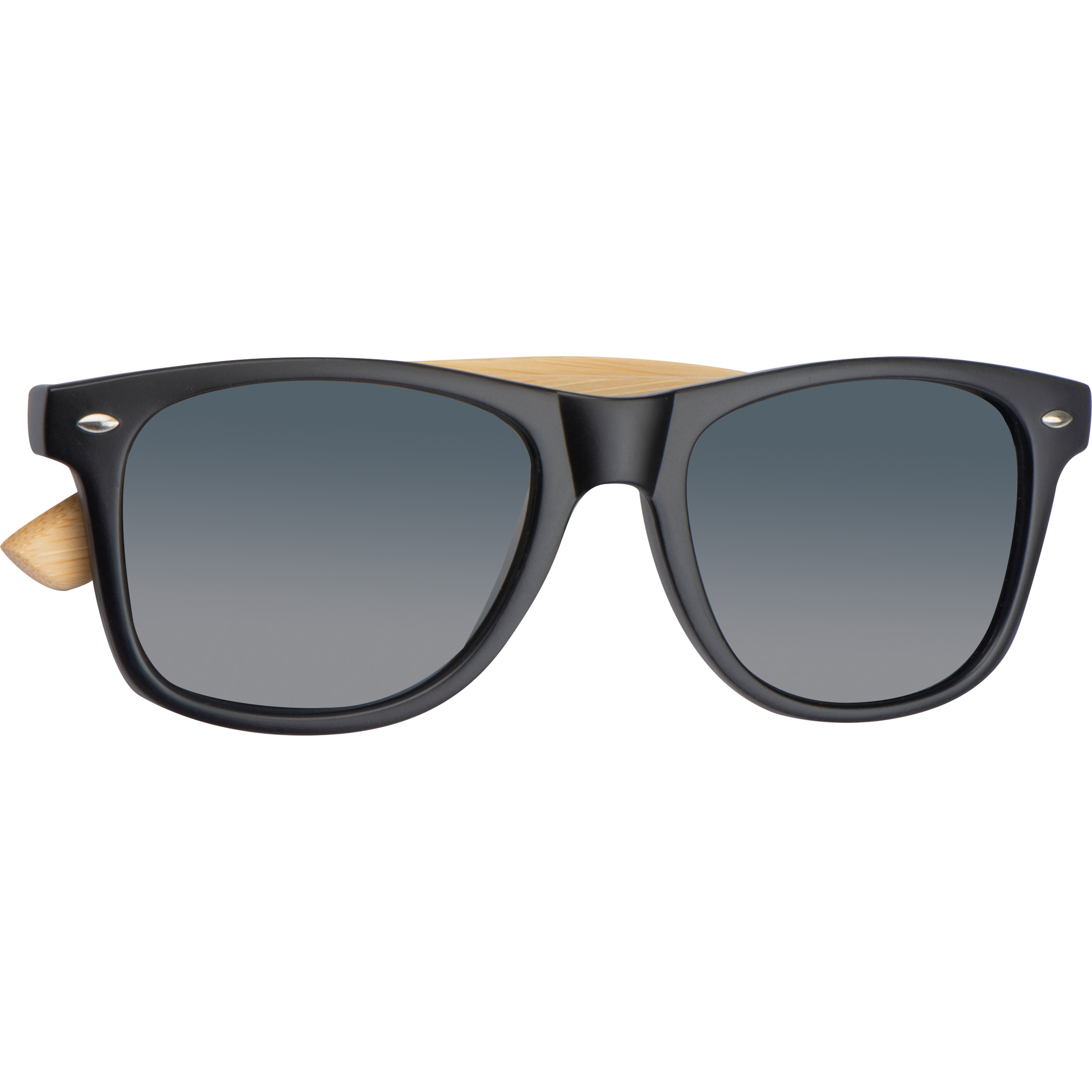 Sunglasses with bamboo temples