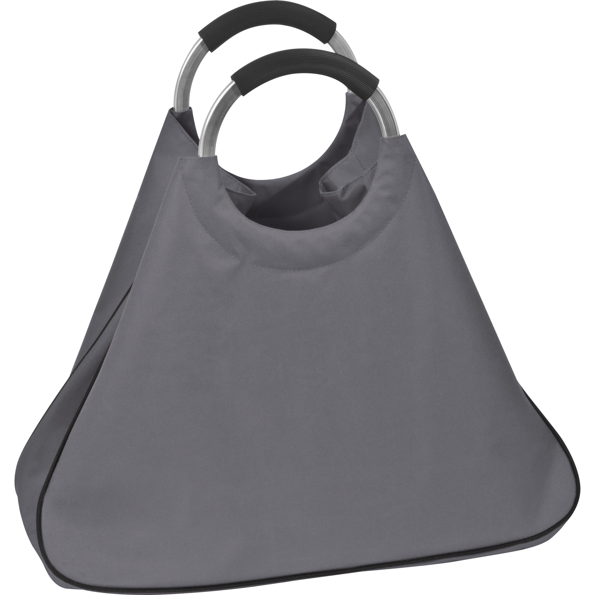 Shopping bag with aluminium handles
