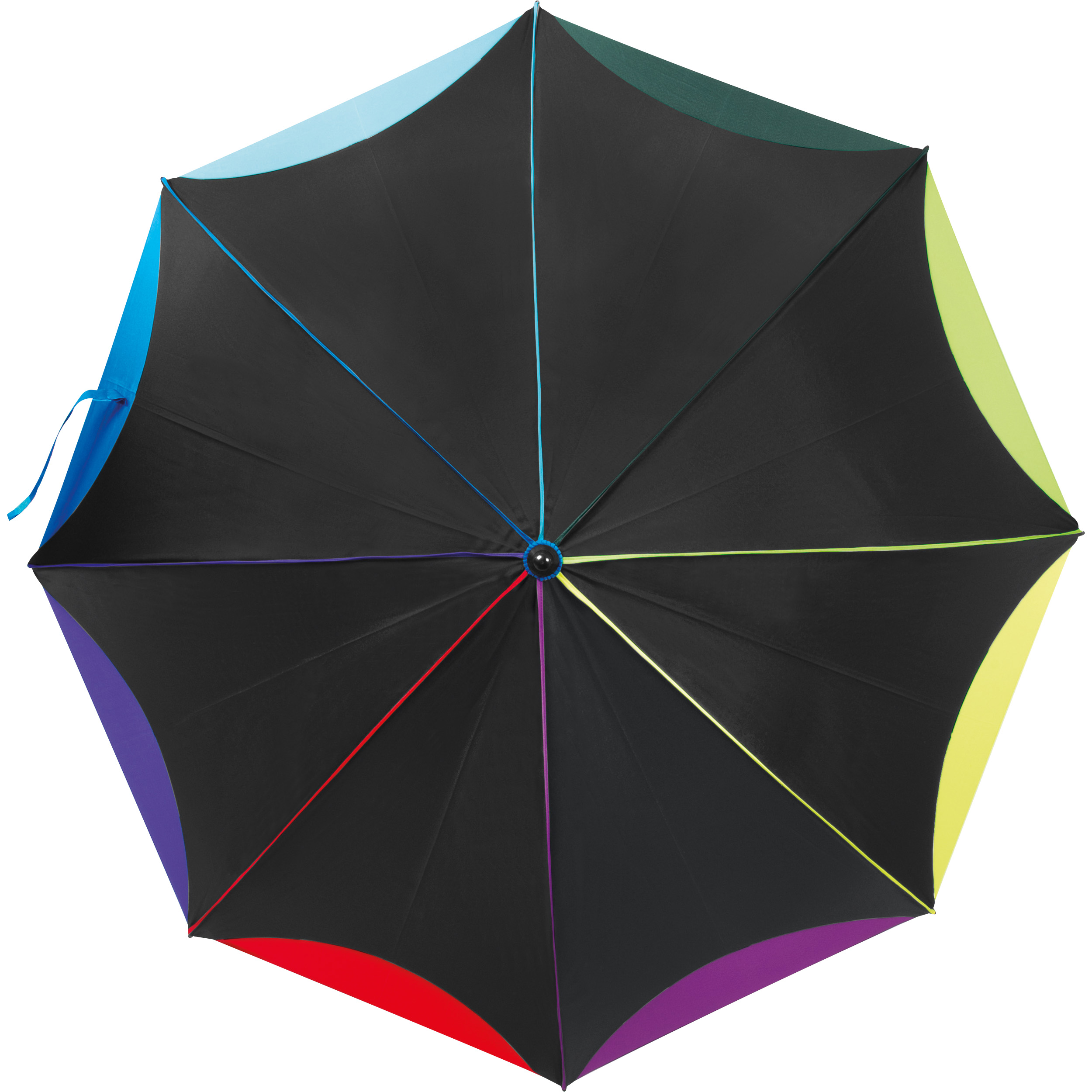 Automatik Regenschirm in Regenbogefarben