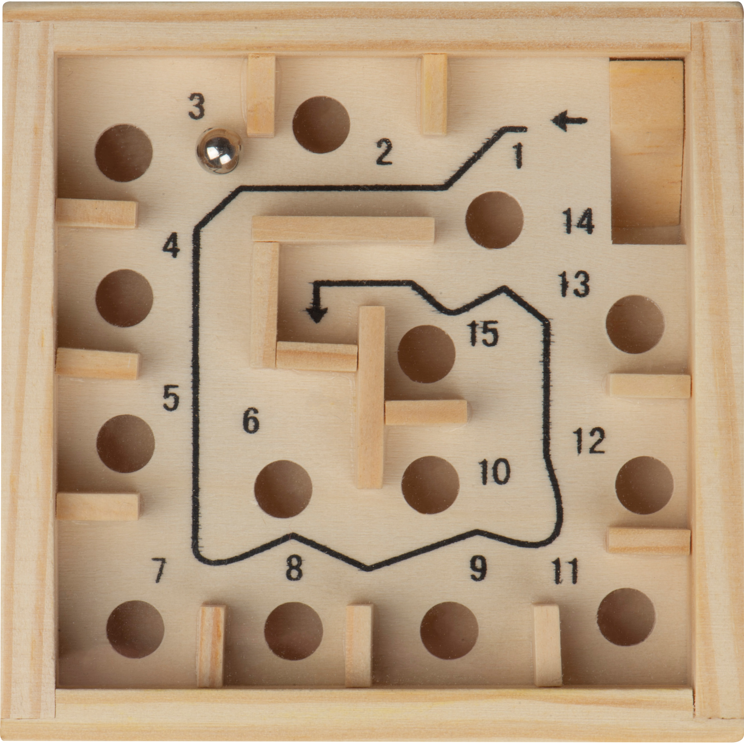 Puzzle labyrinthe en bois