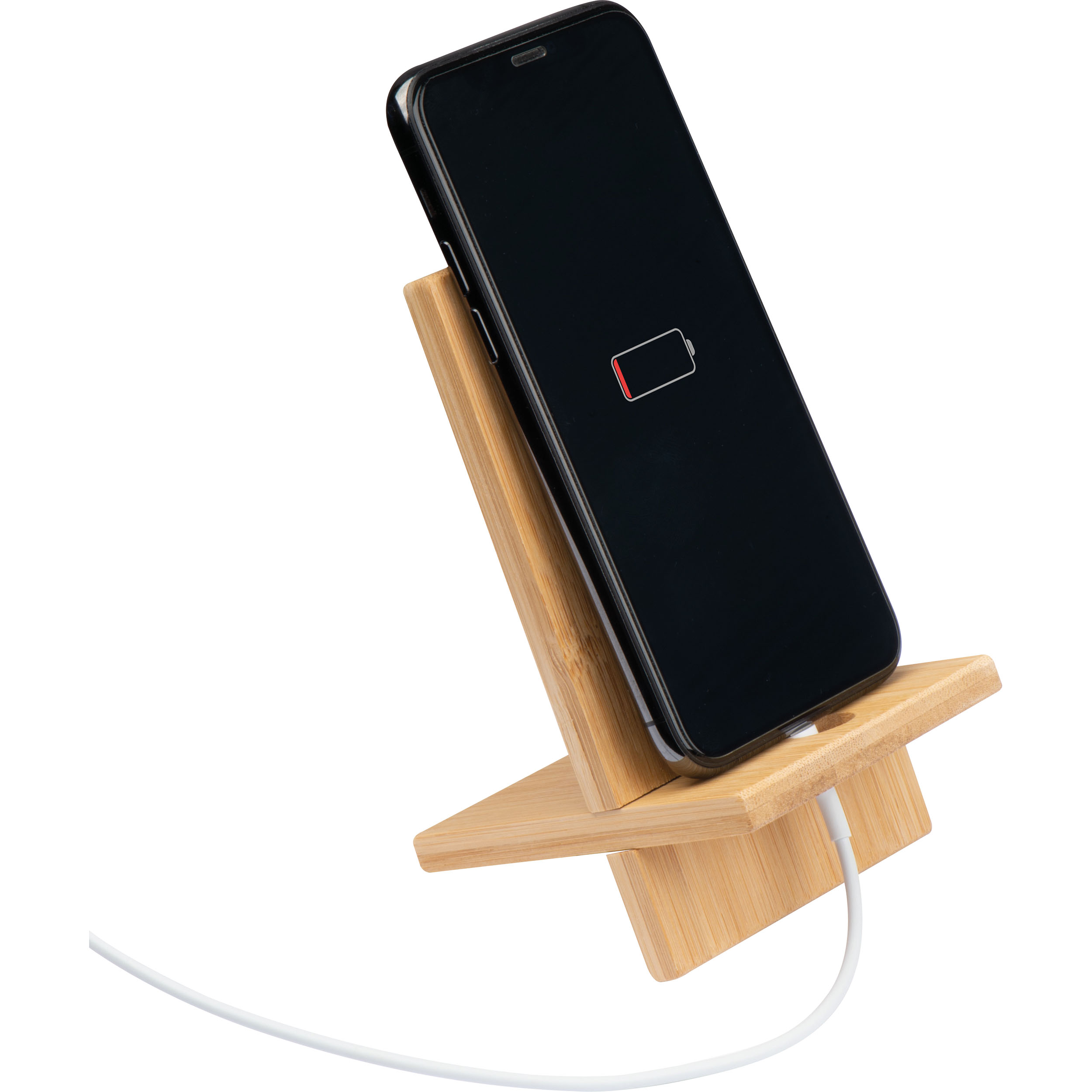 Support de téléphone portable en bambou