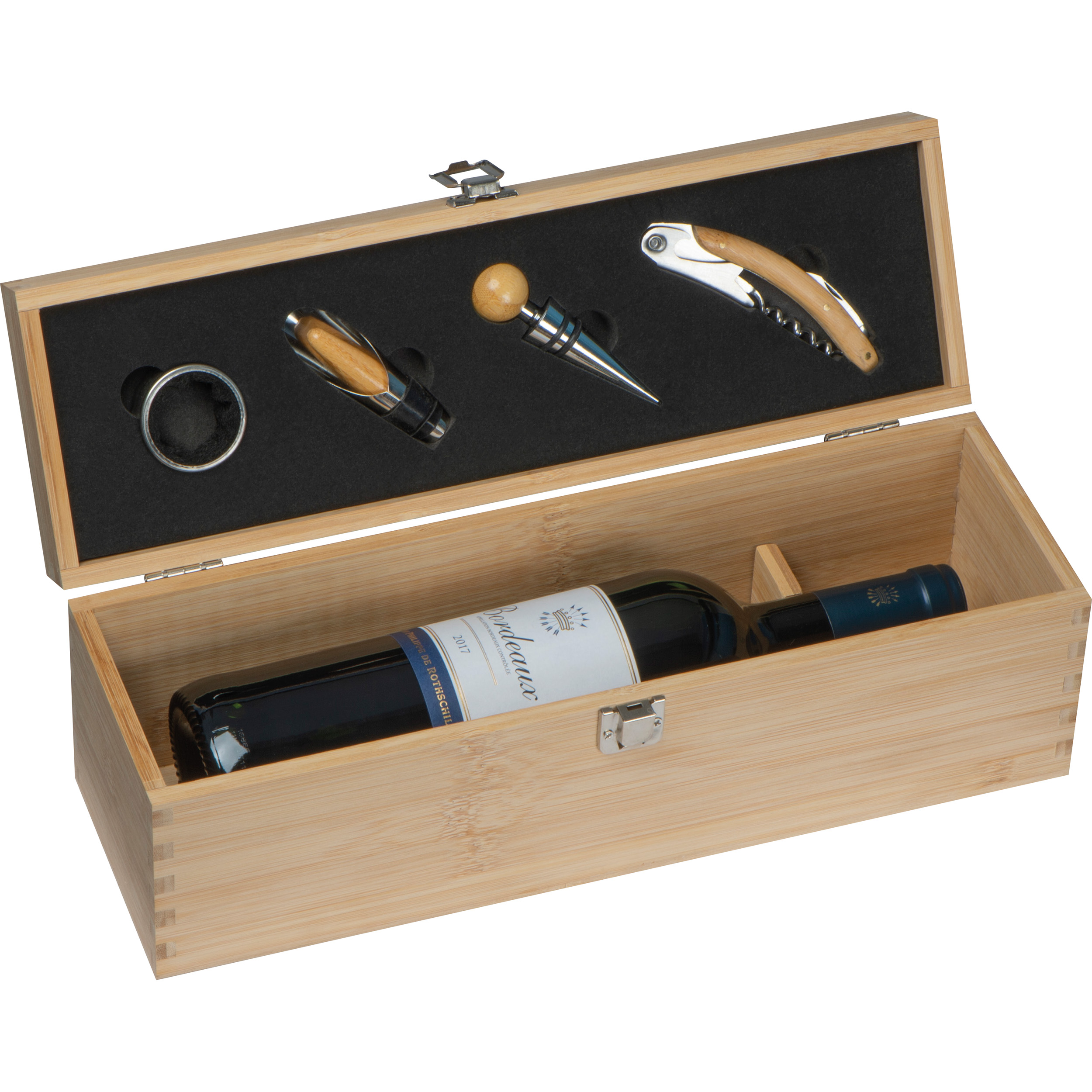 Caja de vino de madera