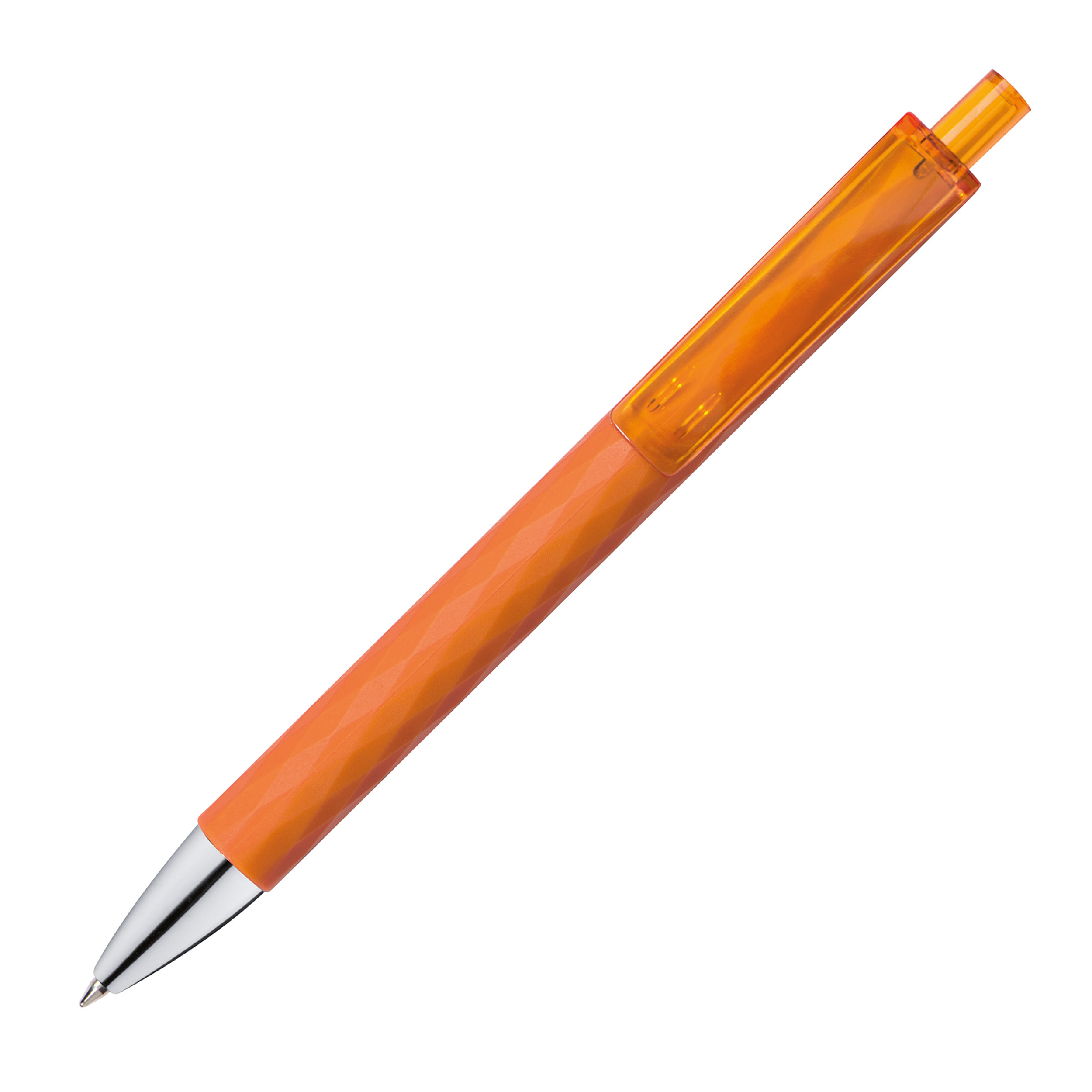 Kugelschreiber aus Kunststoff mit gemustertem Schaft