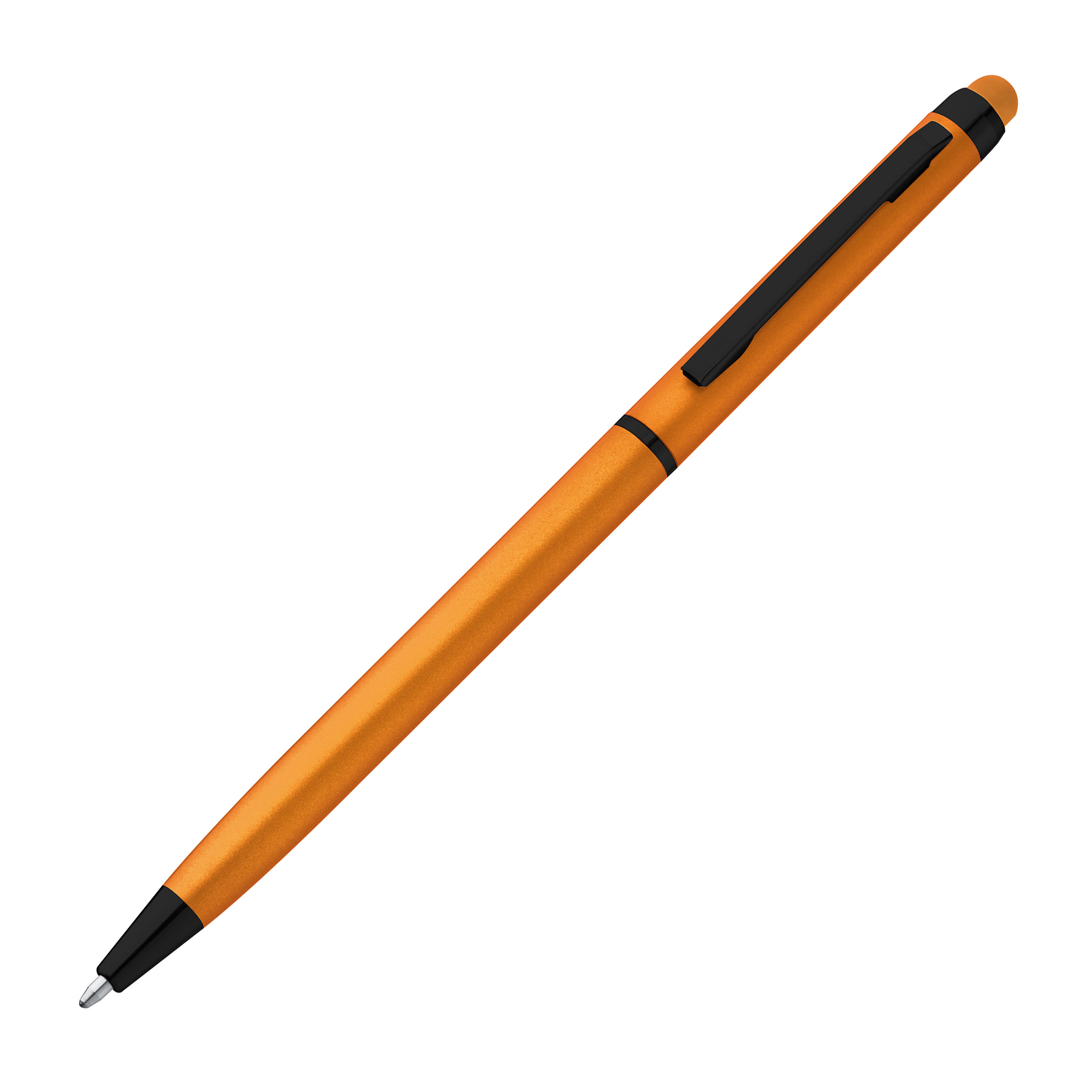 Metal ball pen with touch function