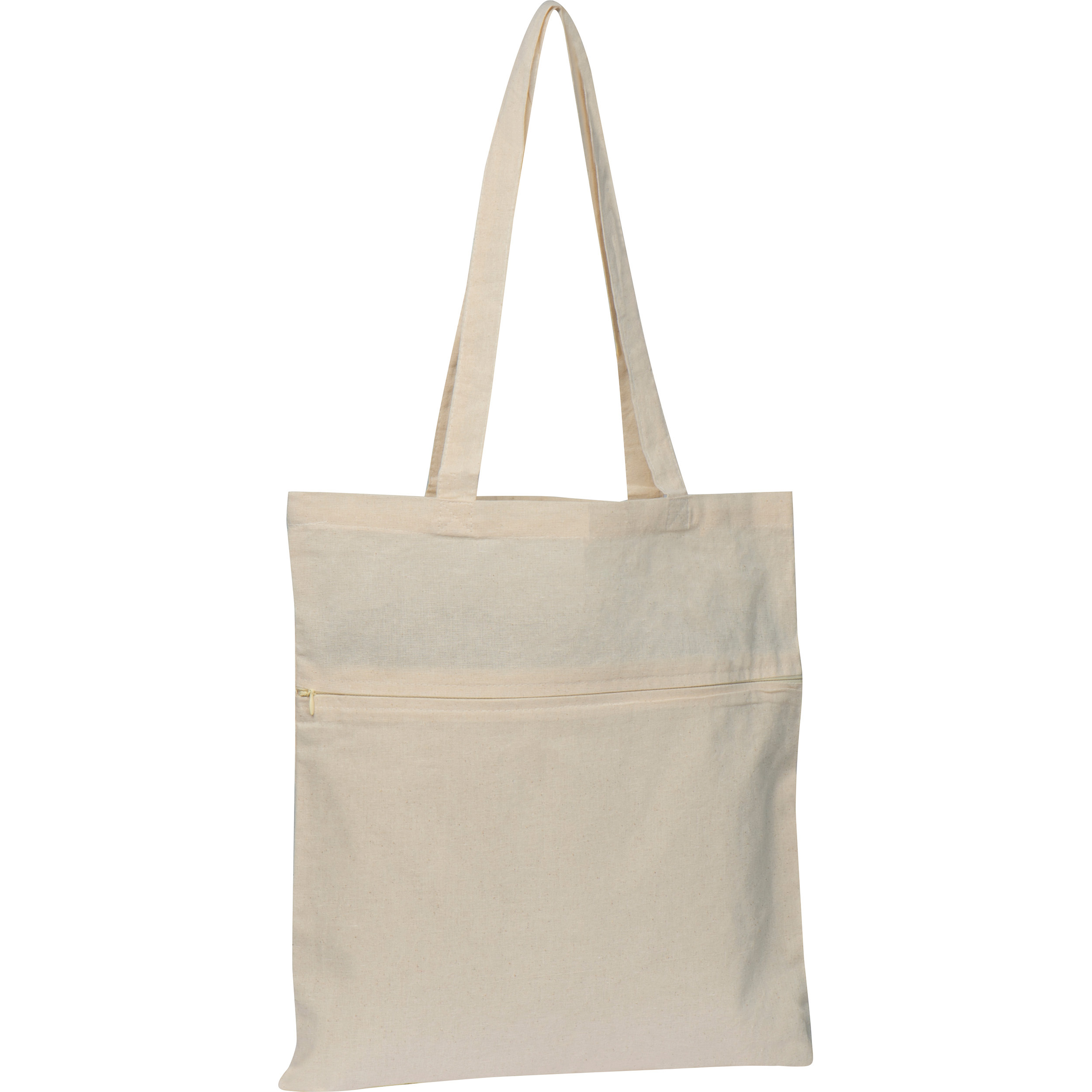 Cotton bag with pocket 140gm²