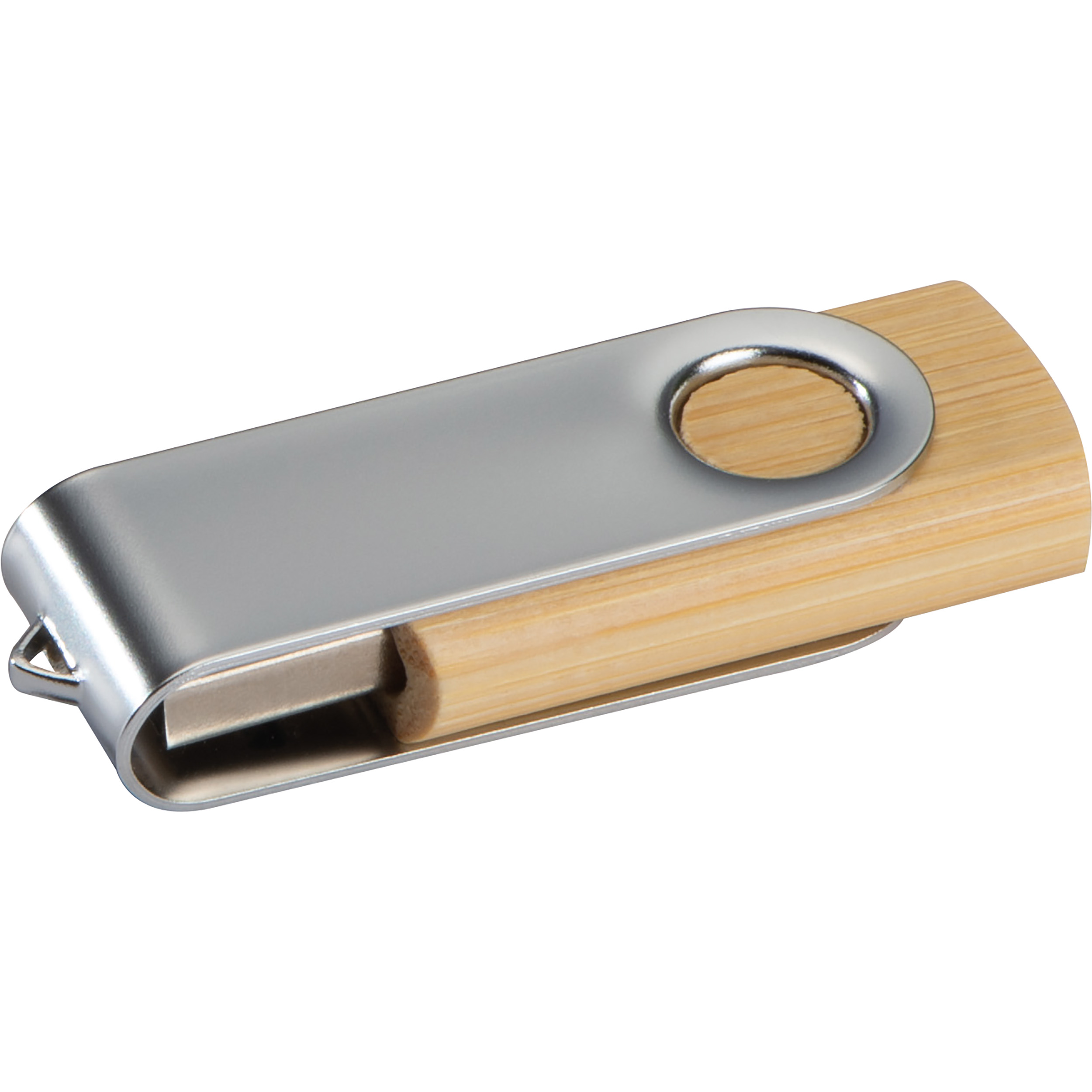 Twist USB Stick with medium wood cover