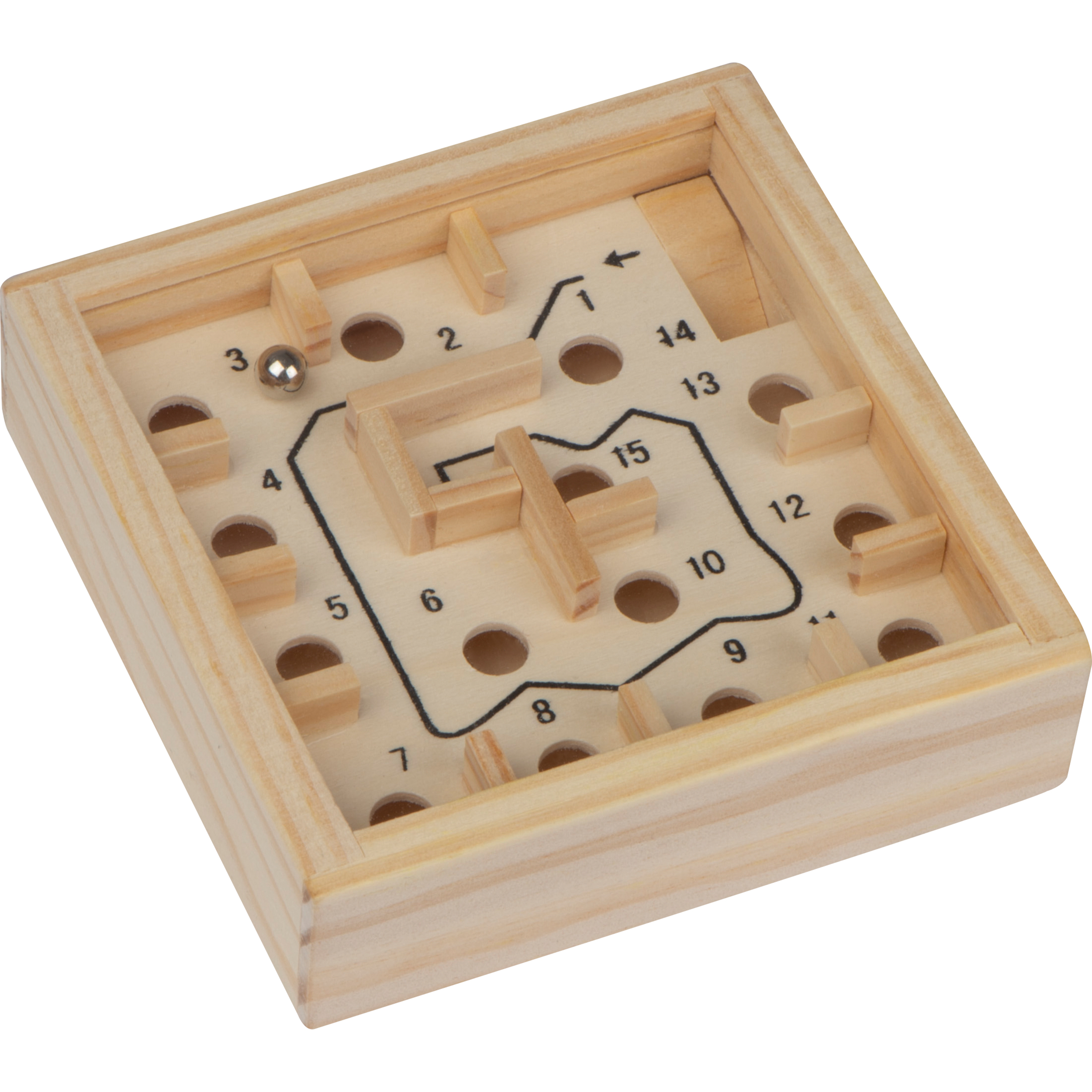 Puzzle labyrinthe en bois