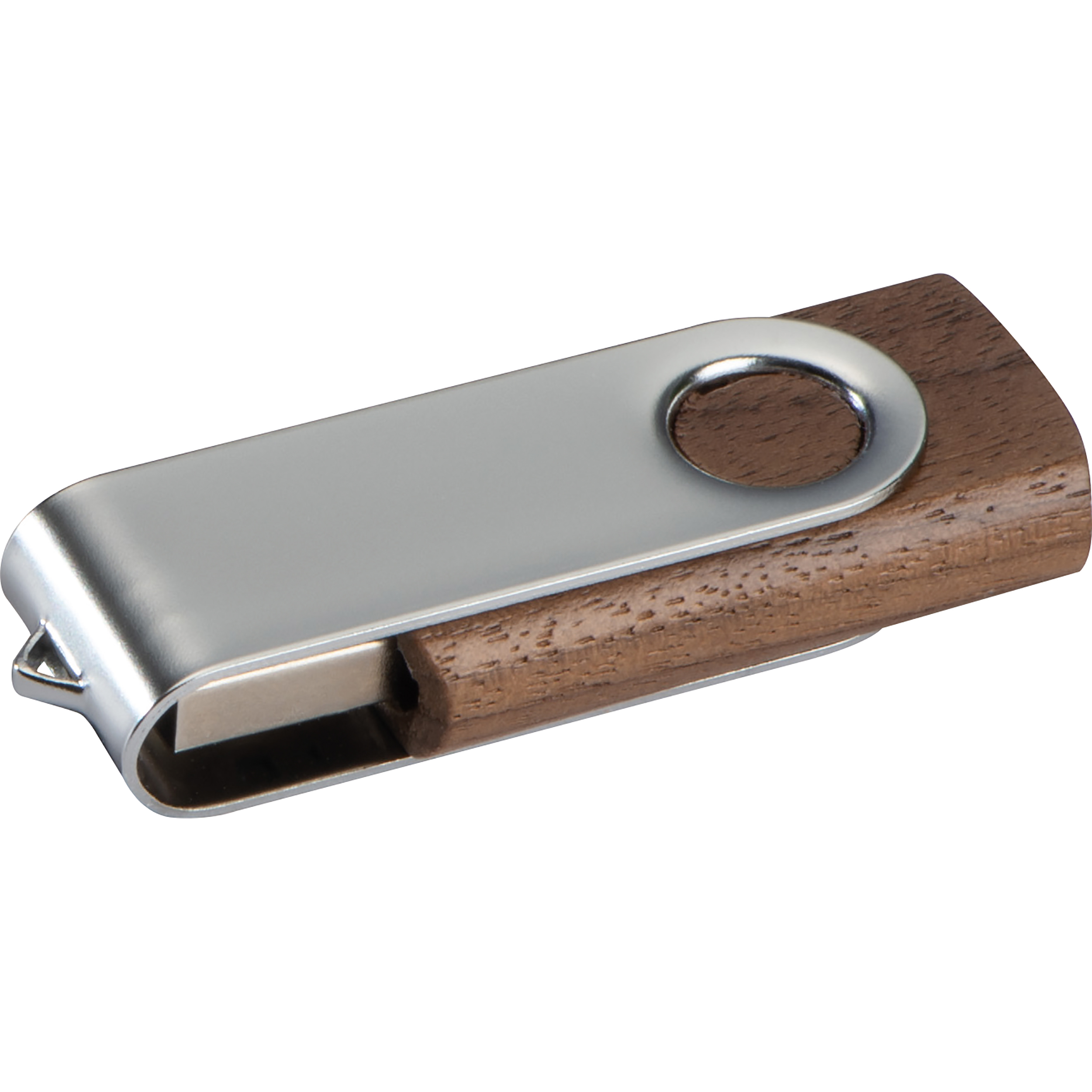 Chiavetta USB twist con cover in legno scuro - 8GB