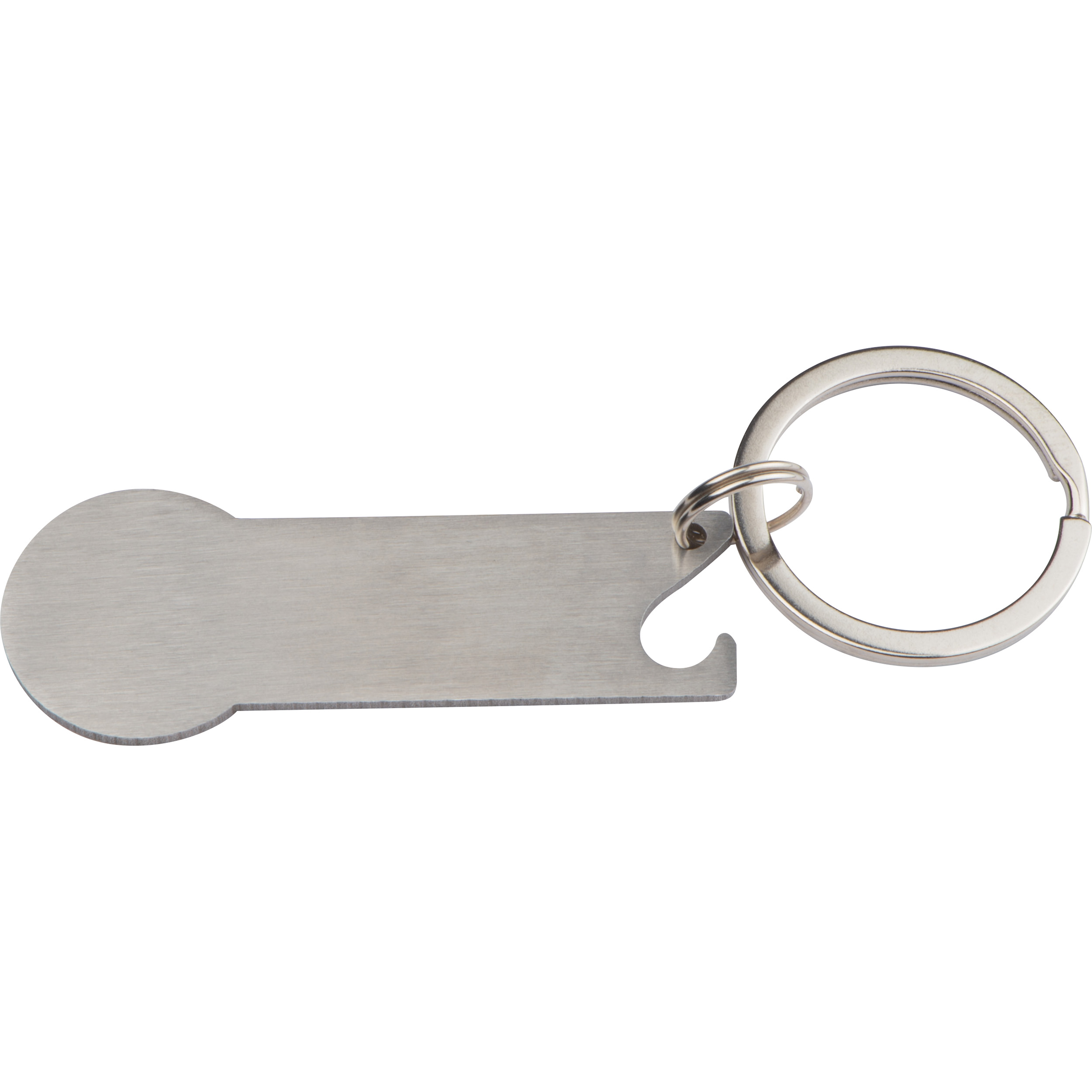 Keyring with shopping cart chip