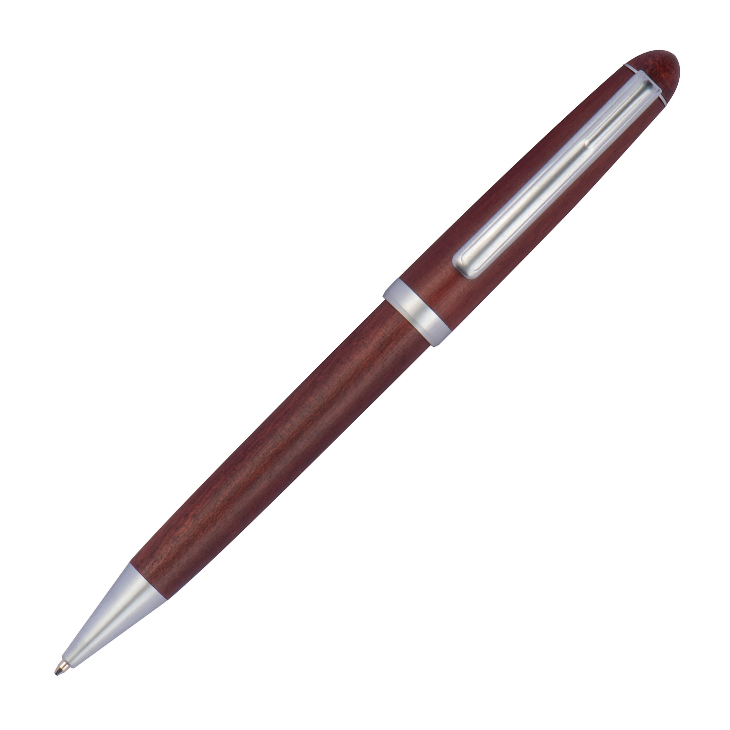 3-teiliges Holzschreibset mit Kugelschreiber, Füllfederhalter und Brieföffner