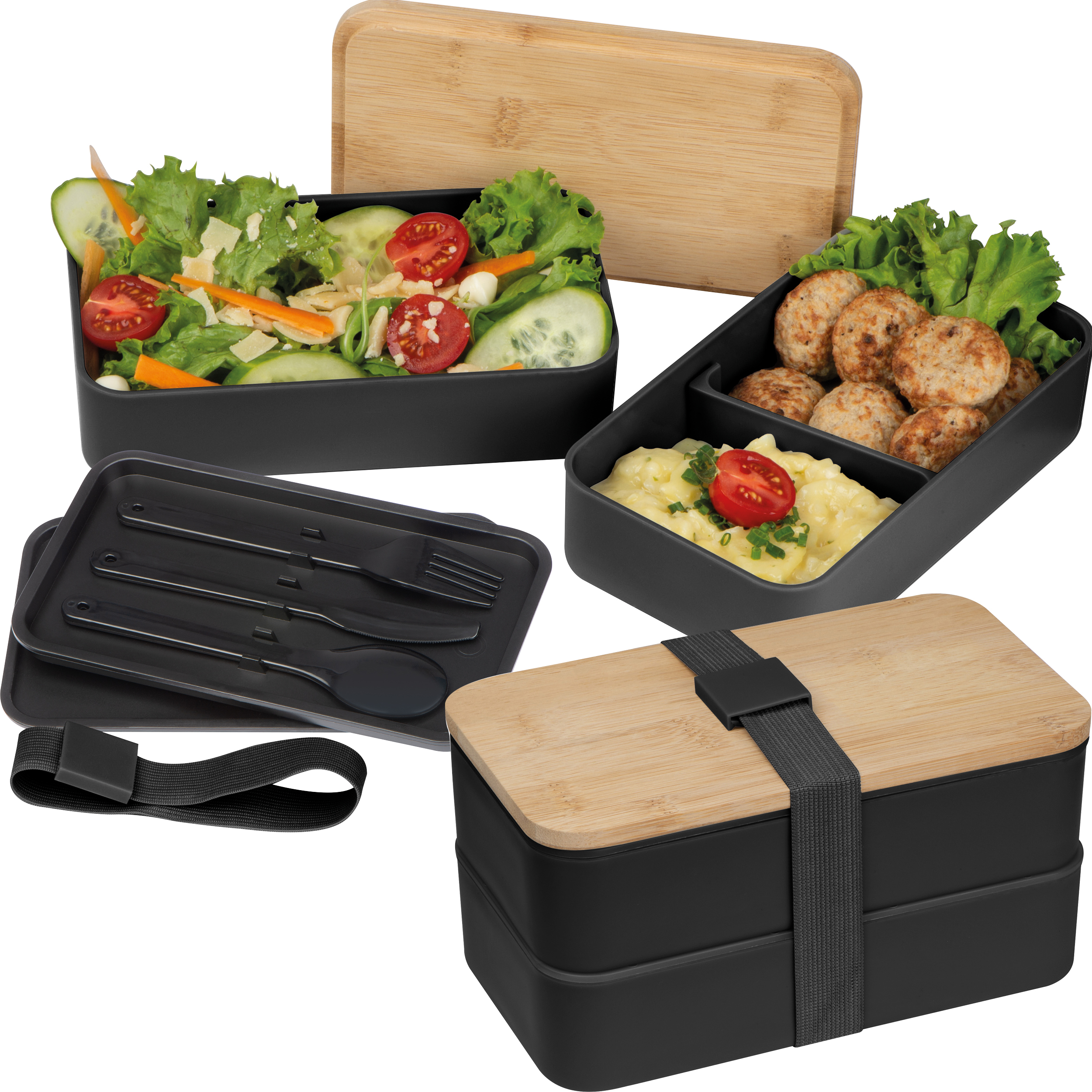 Lunchbox with two compartments
