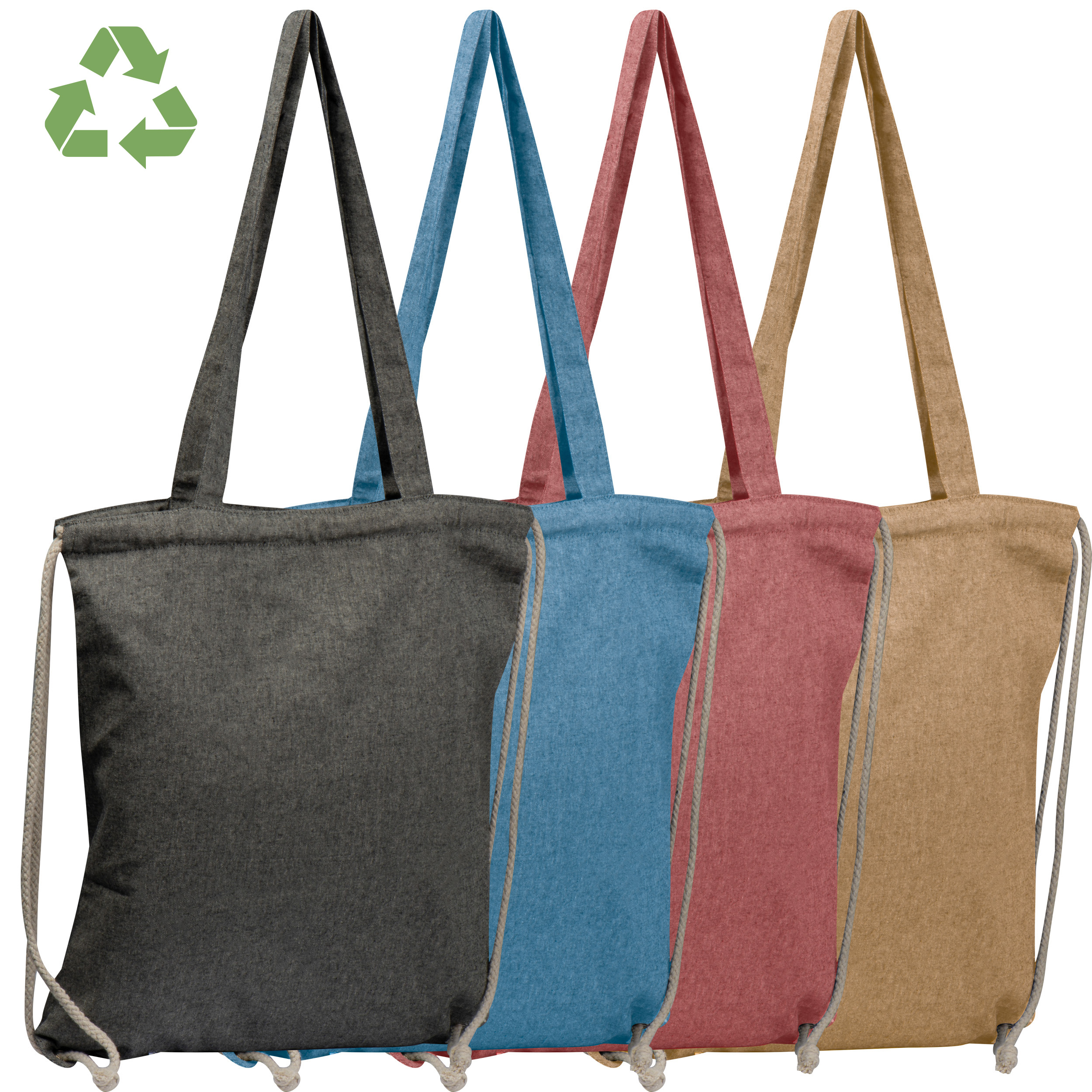 Gym-Cottonbag aus recycelter Baumwolle