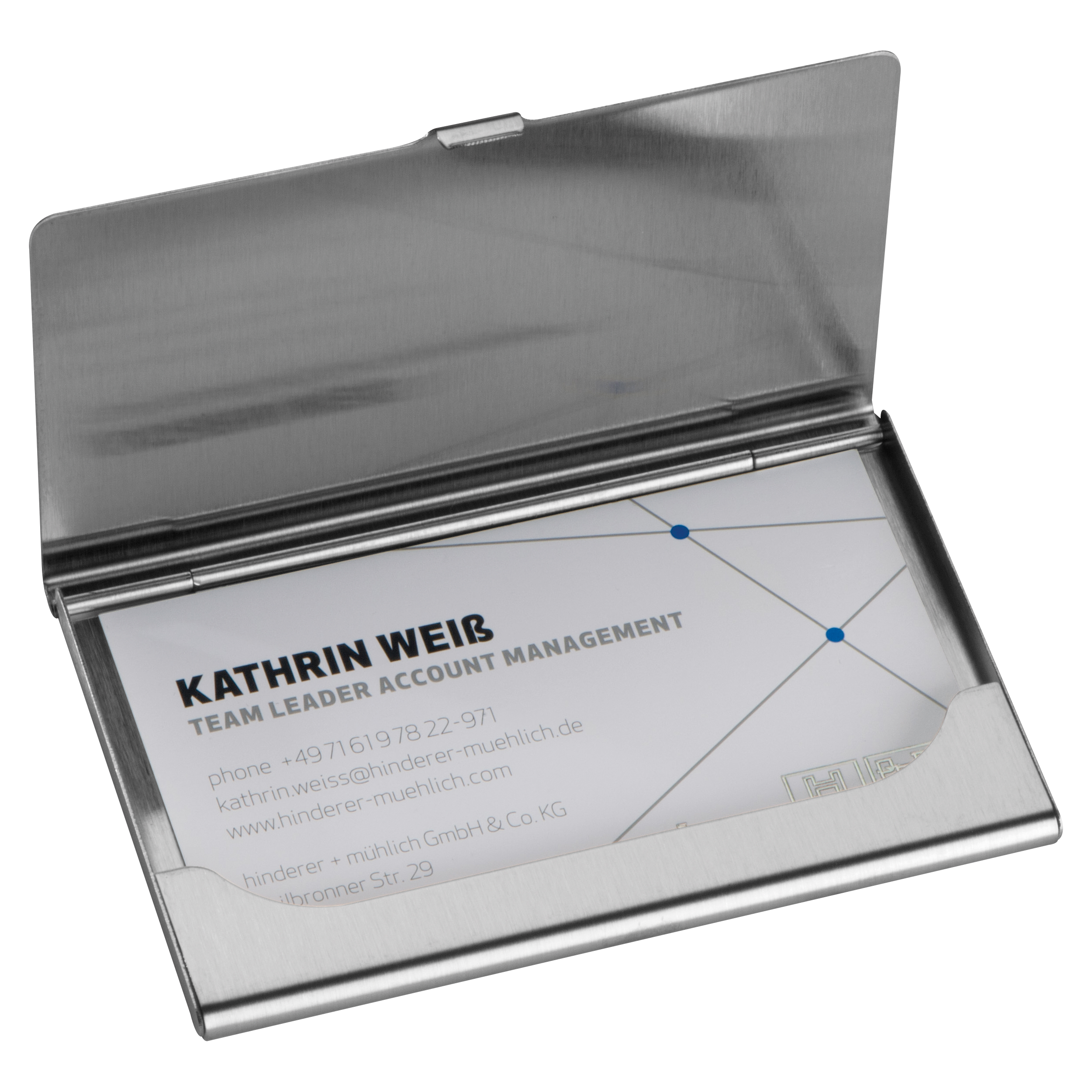 Metal Business card holder