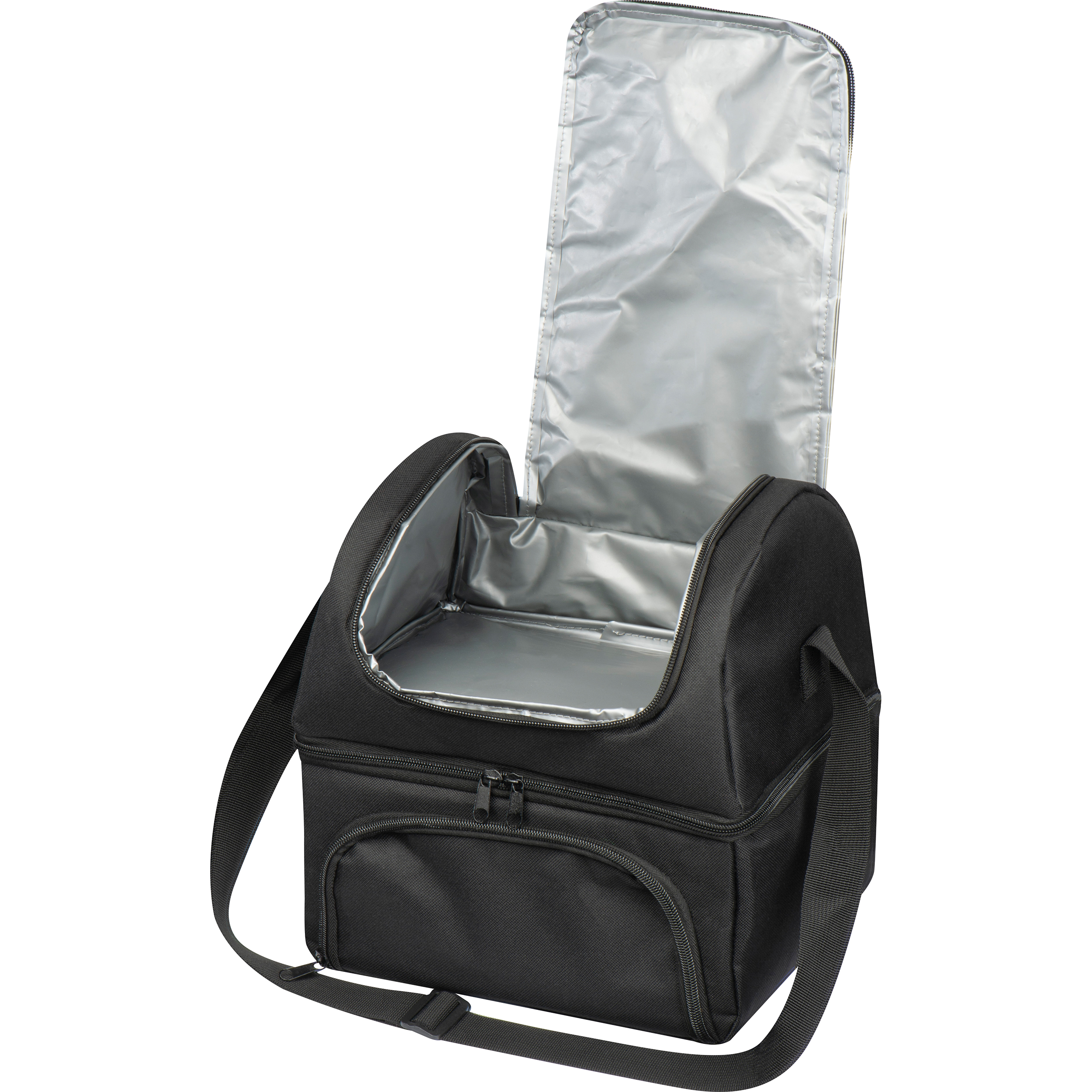 Cooler bag with 2 compartments - includes a glass foodcontainer