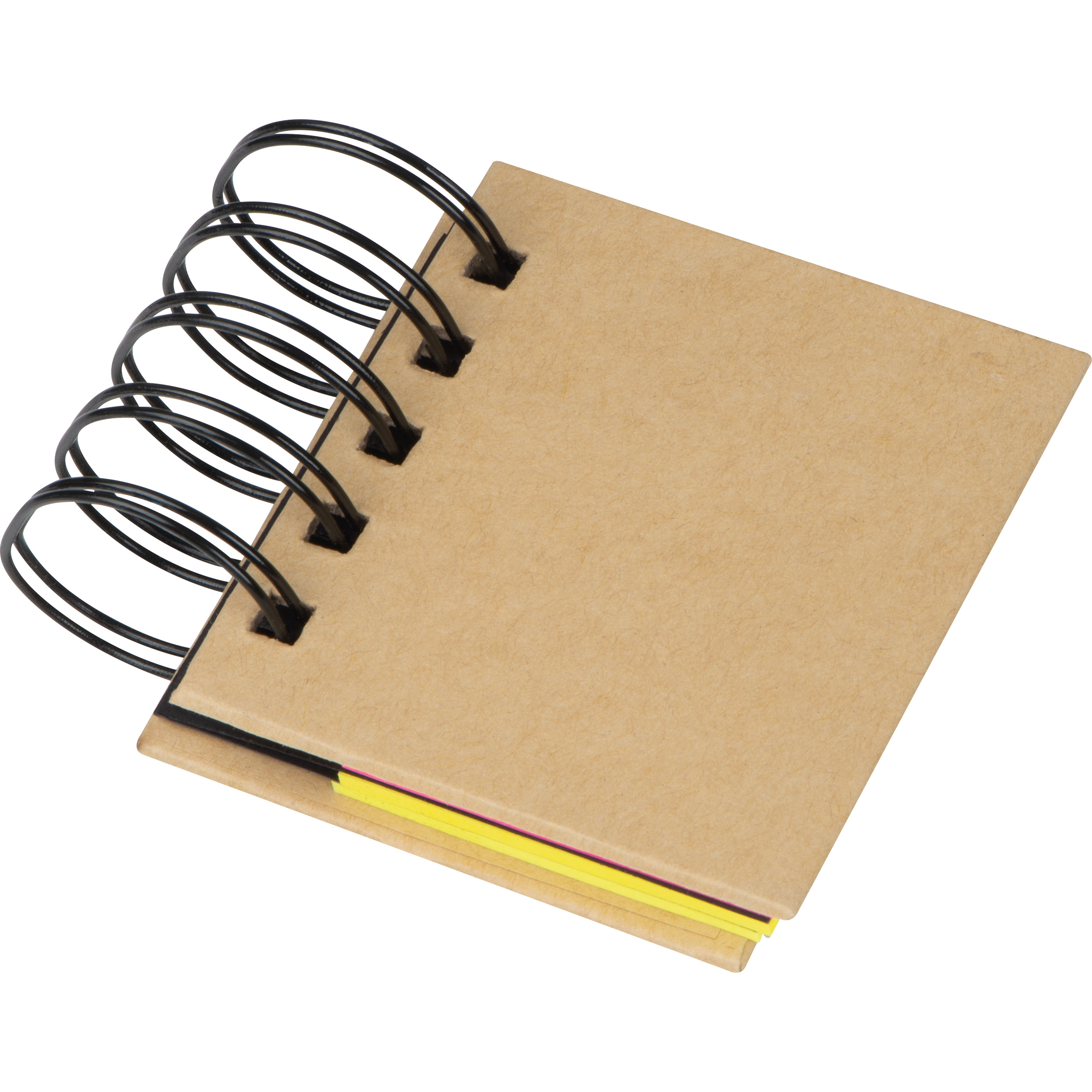 Small ring-binder with sticky notes