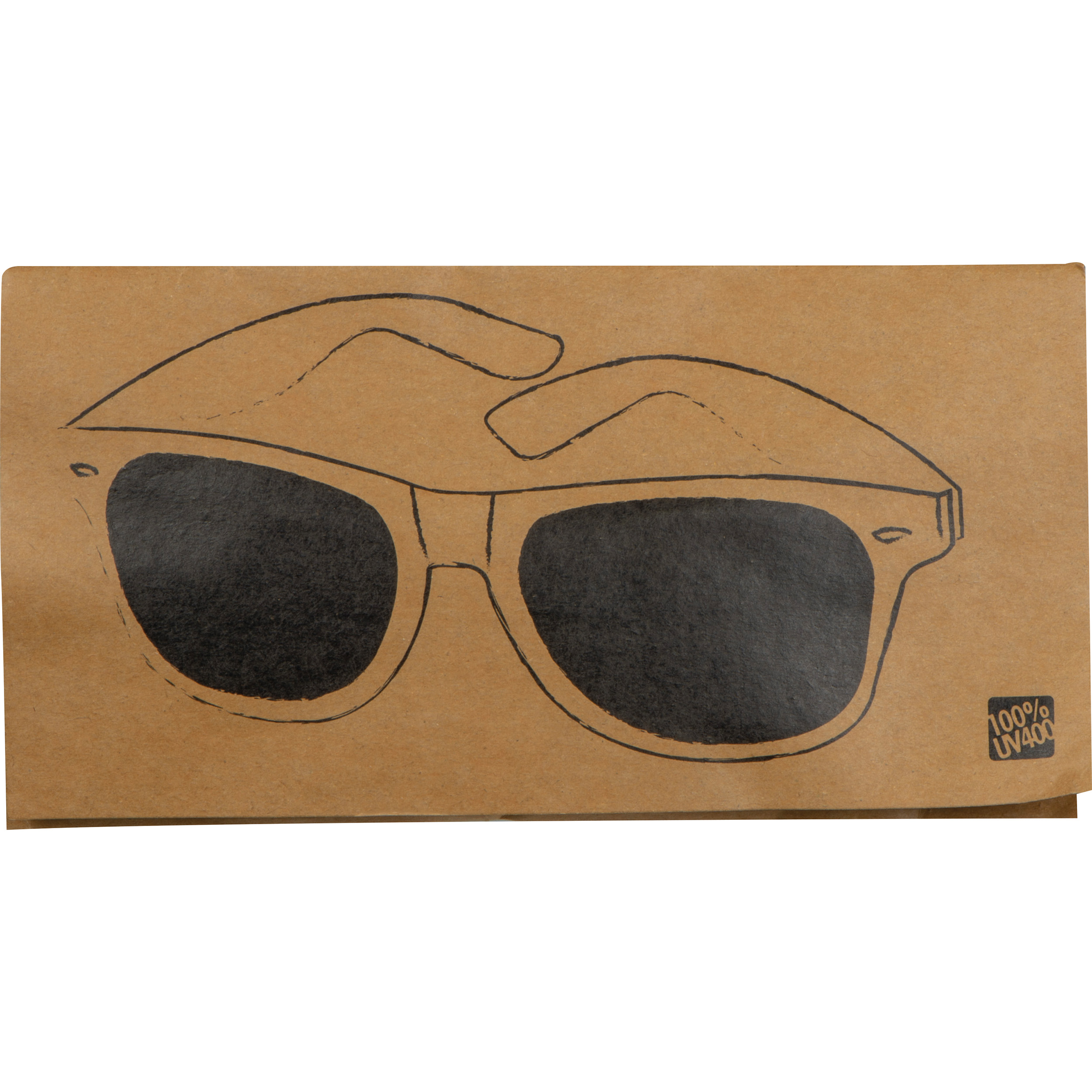 Sunglasses with wooden-look temples