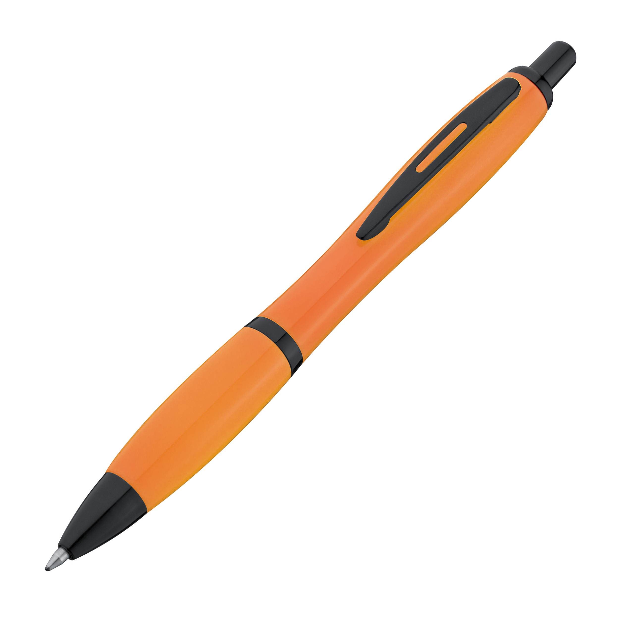 Kugelschreiber mit schwarzen Applikationen
