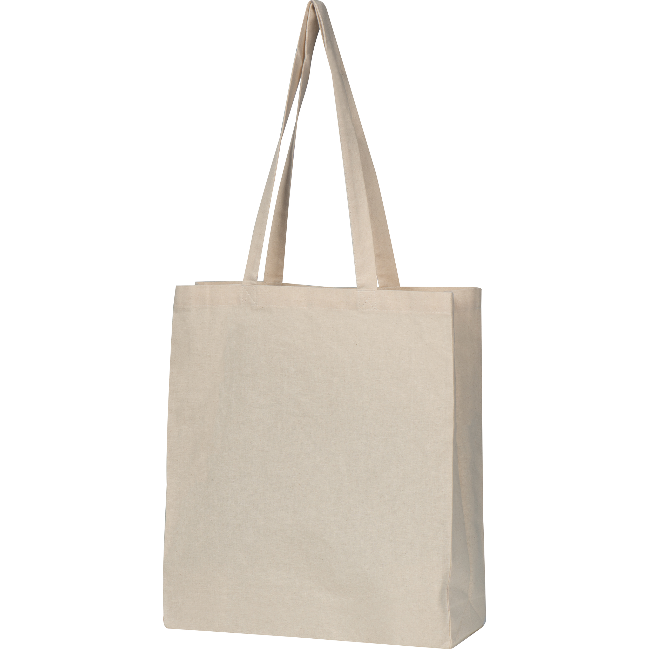 Organic cotton bag (GOTS) with bottom fold