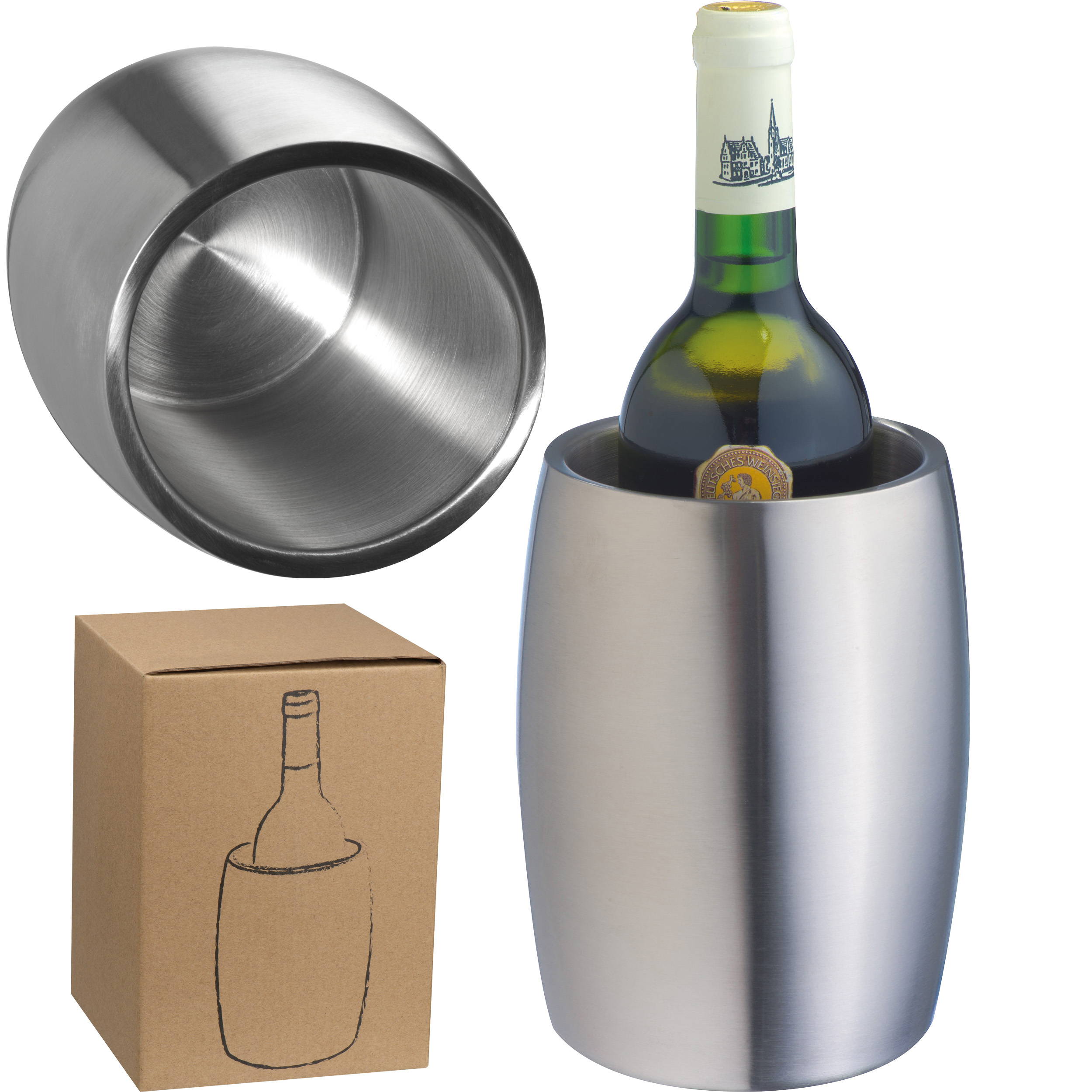 Contenitore termico in acciaio di alta qualità per vino