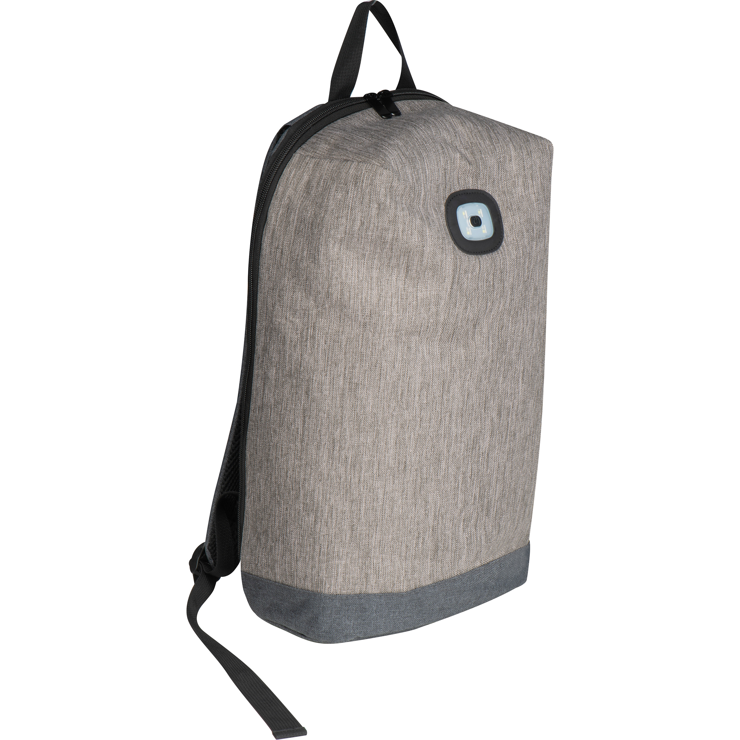 Backpack with integrated LED light
