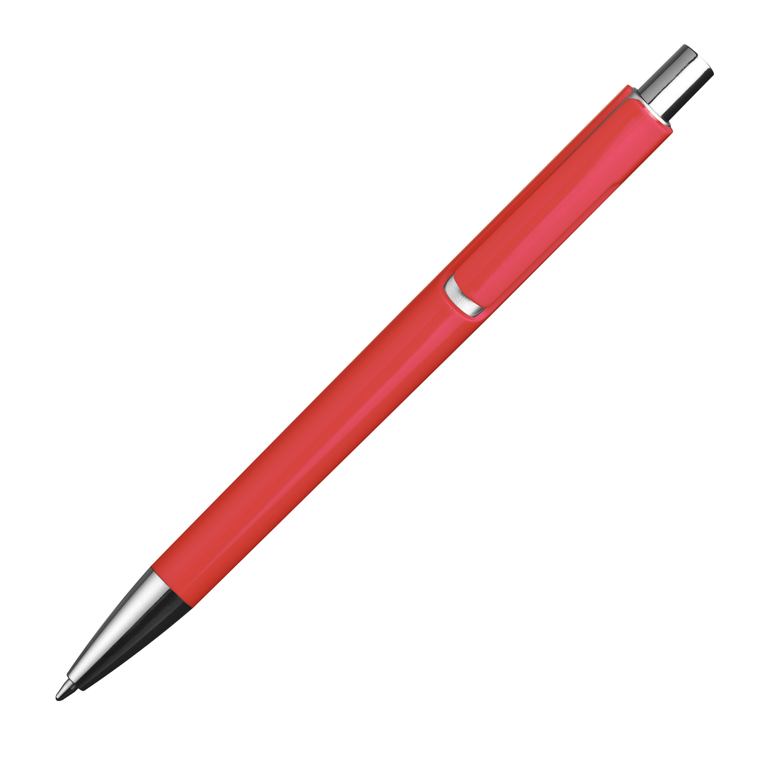Kugelschreiber mit silbernen Applikationen