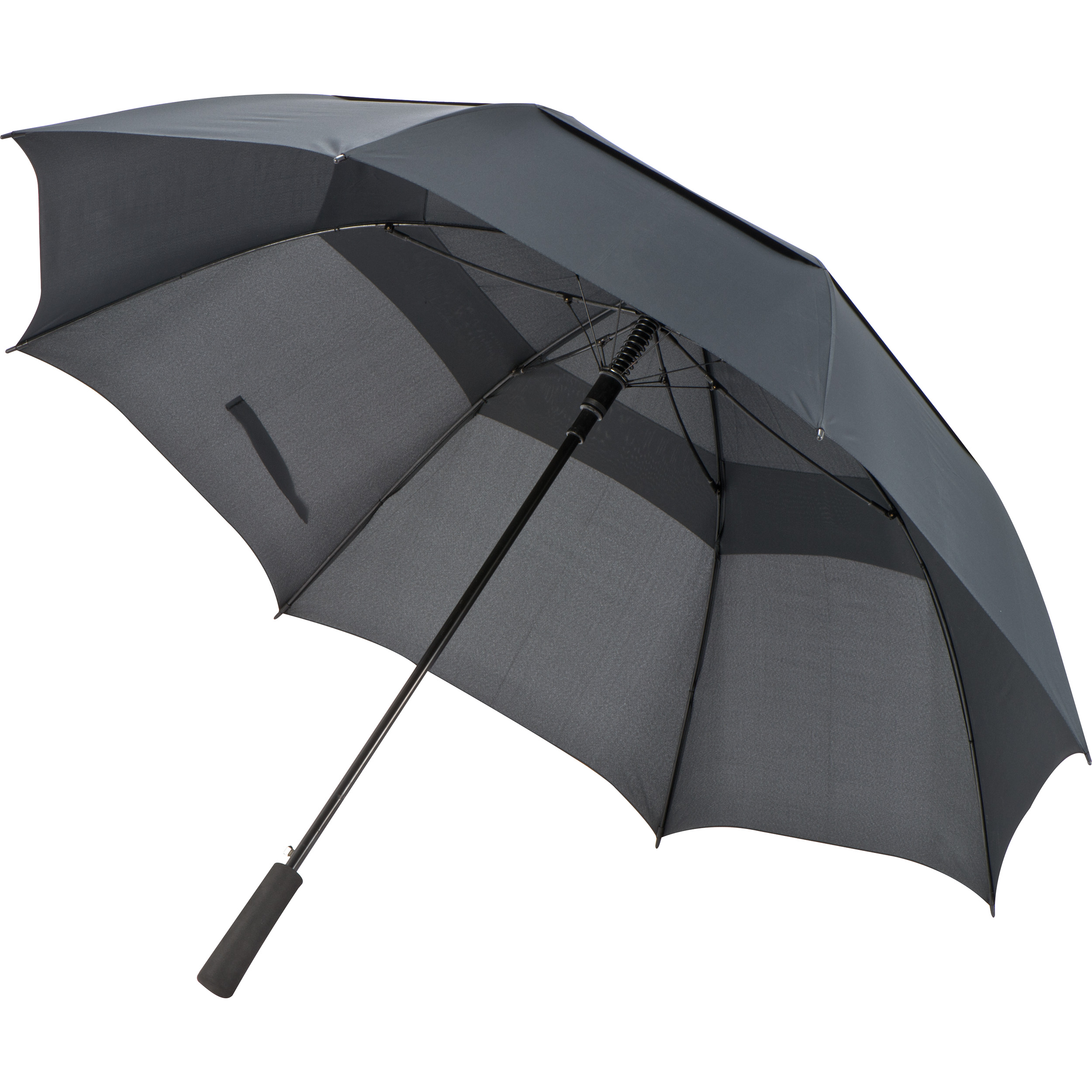 Golf umbrella with windscreen