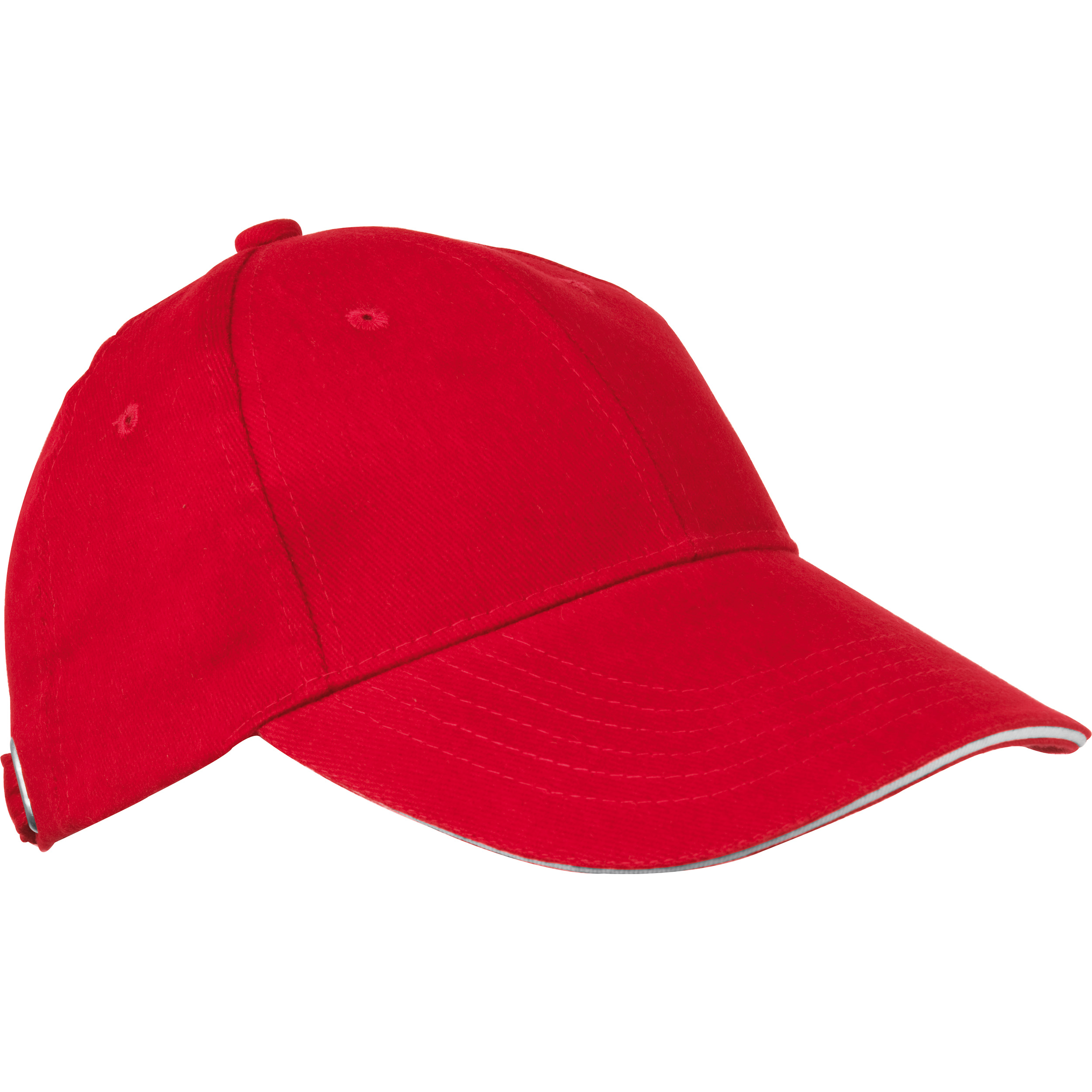6-panel sandwich baseball cap | Red | 5046605