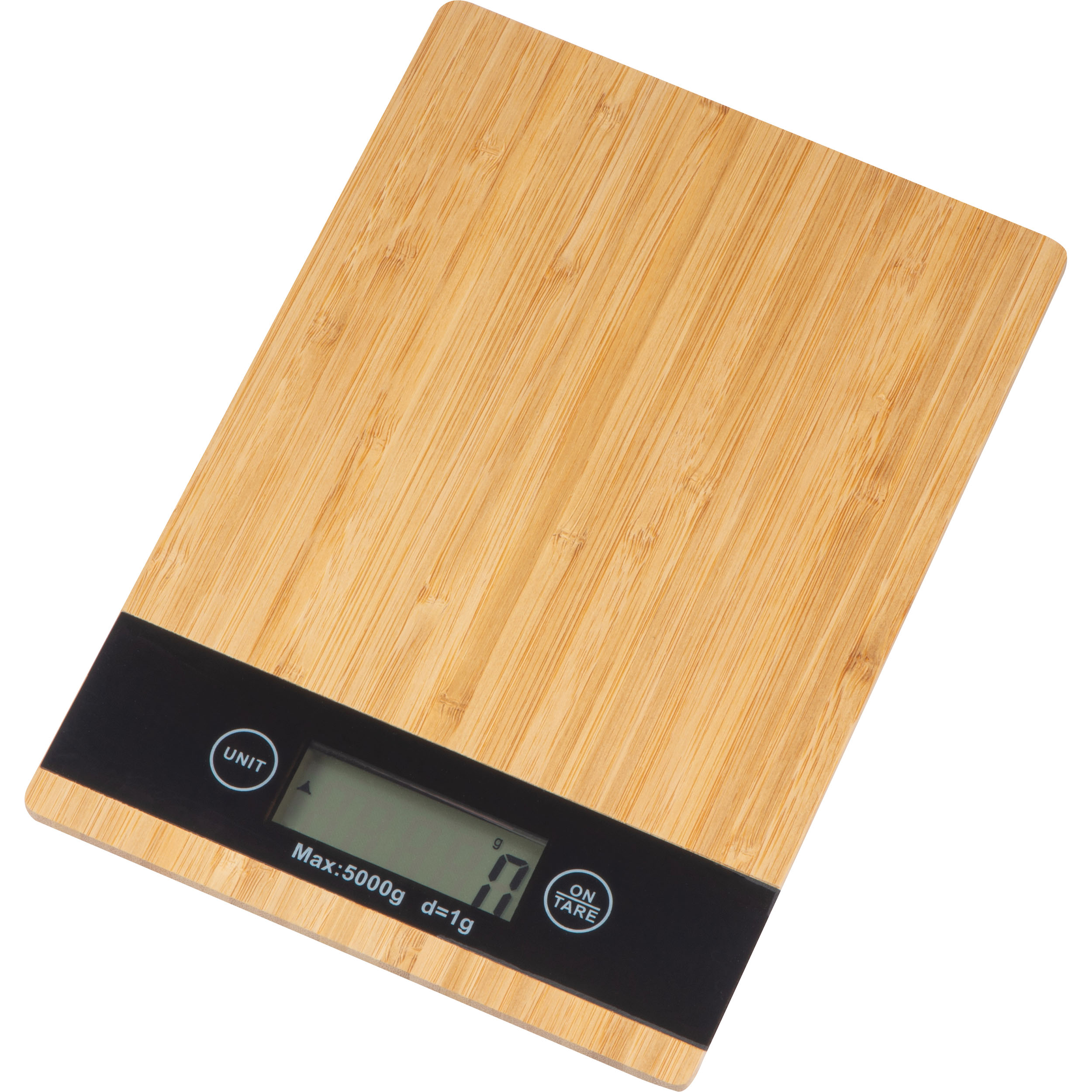 Digital bamboo kitchen scale