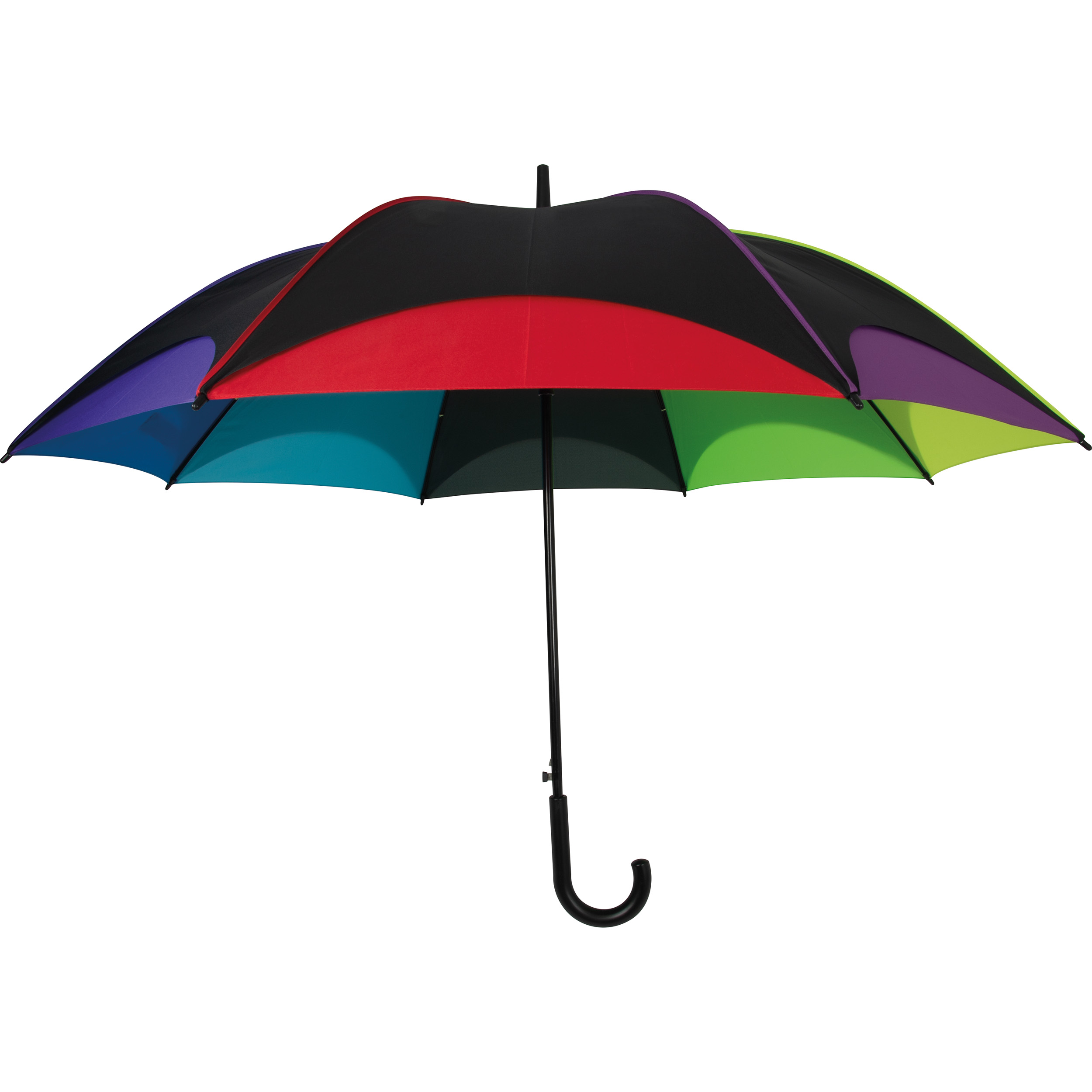 Automatik-Regenschirm in Regenbogenfarben