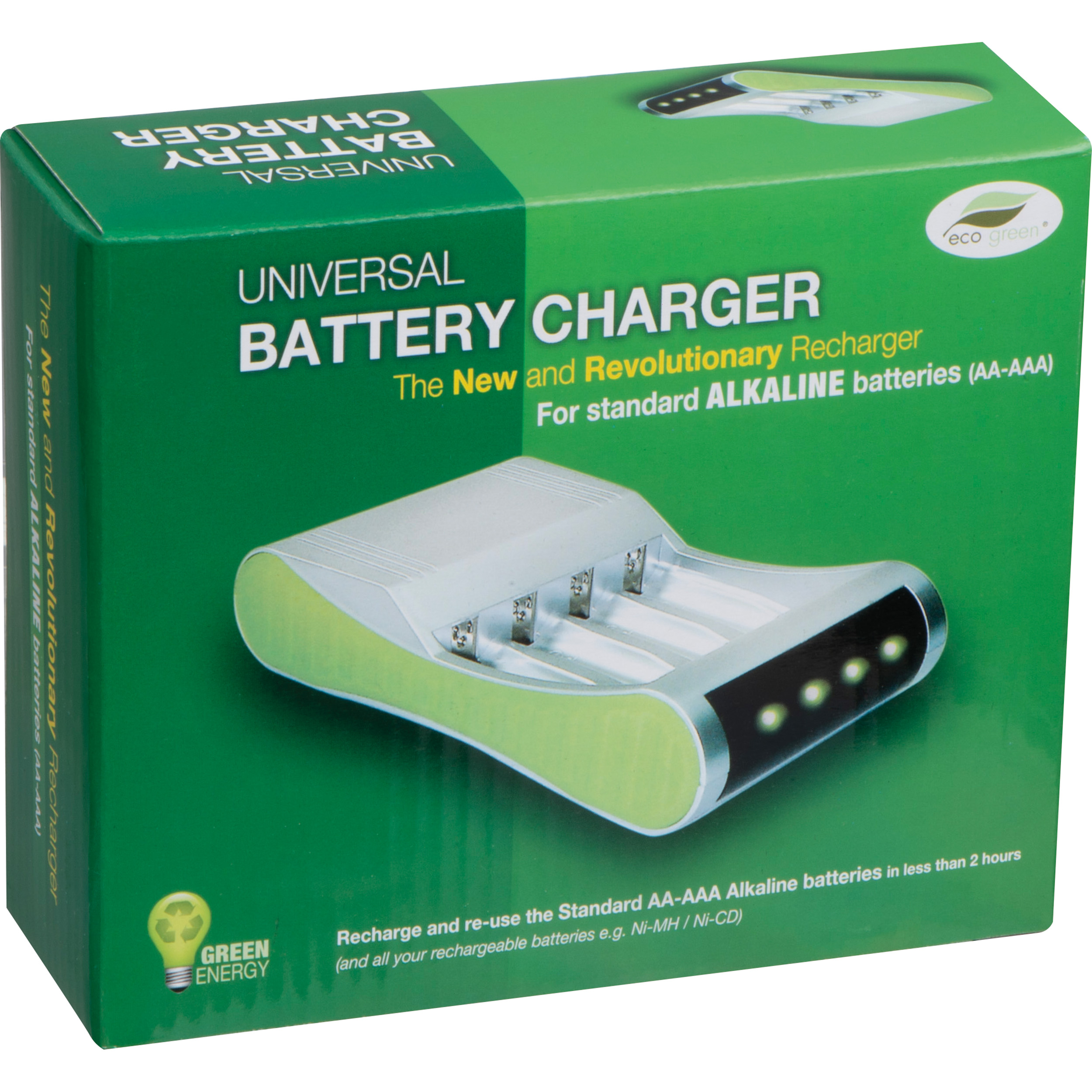 Batterijlader voor 4 batterijen