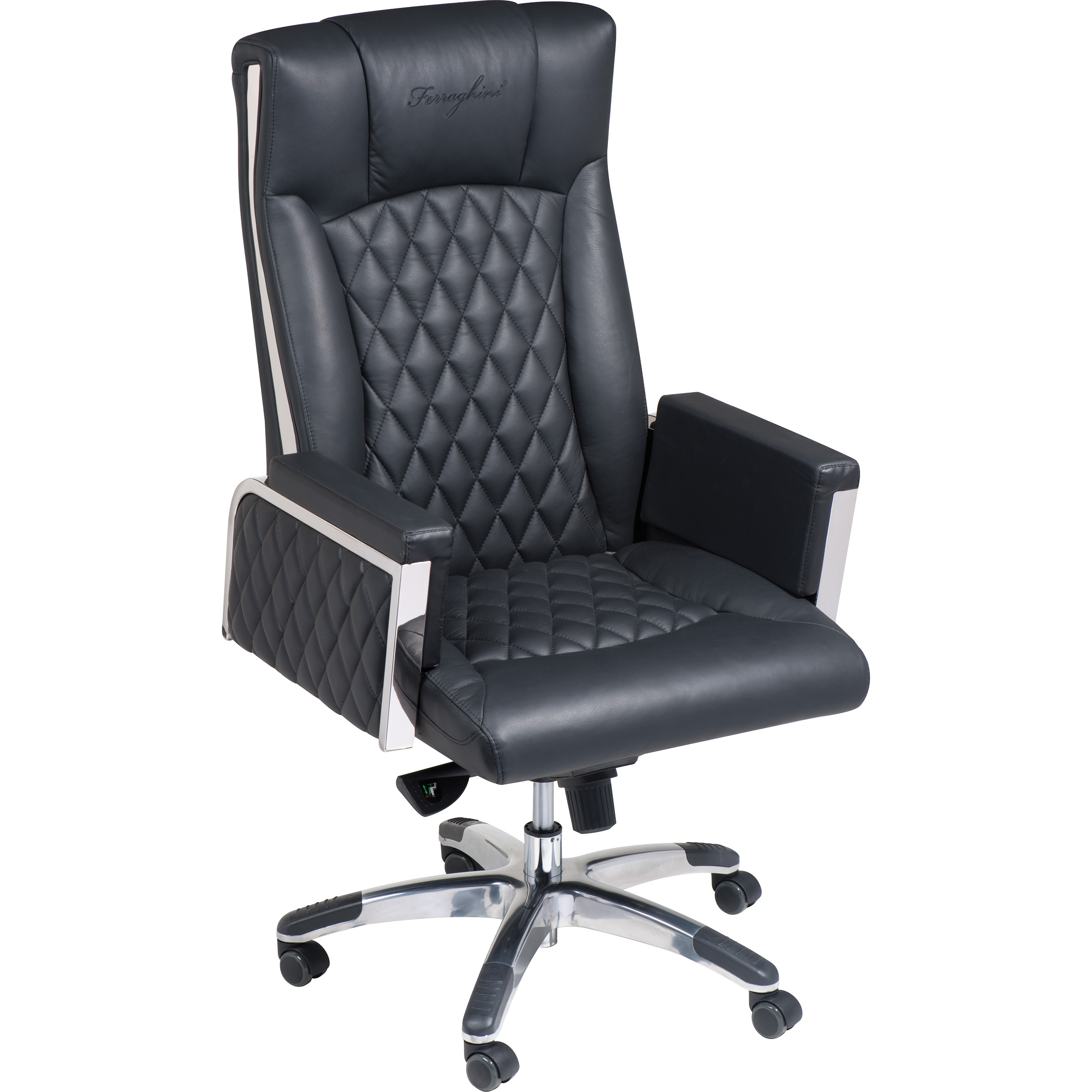 Ferraghini office chair with broad arm rest