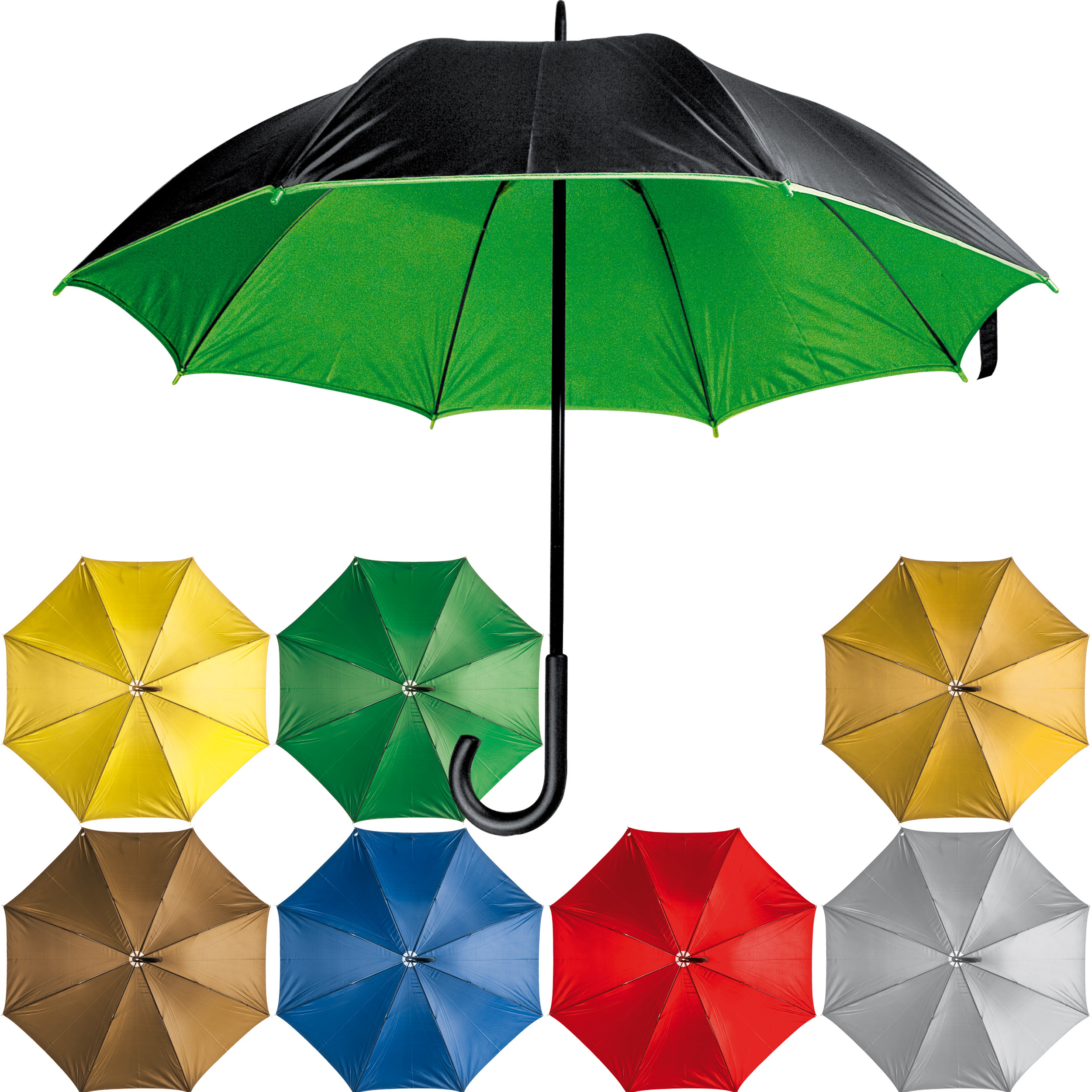 Luxuriöser Regenschirm mit doppelter Bespannung aus Polyester