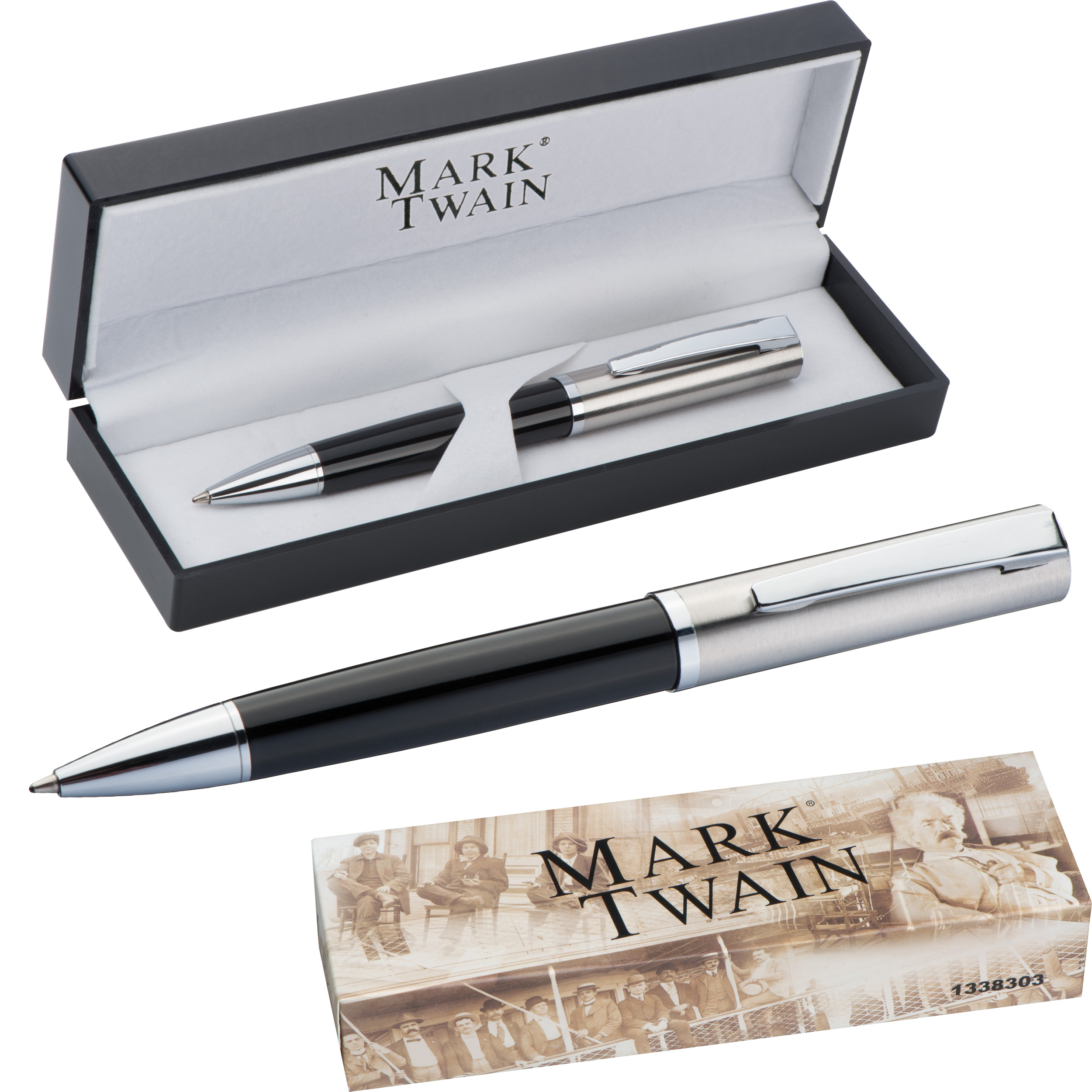 Mark Twain ball pen acrylic box