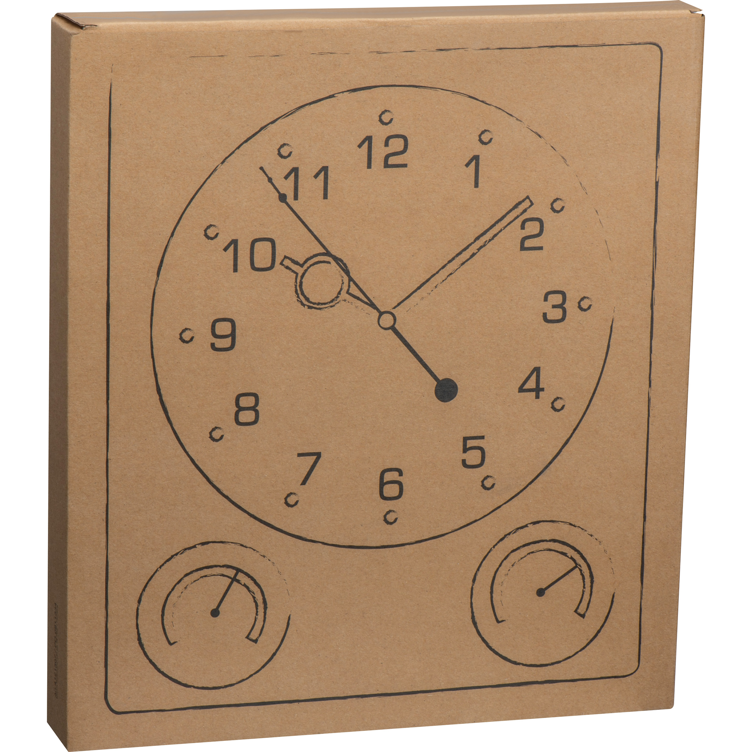 Horloge avec thermomètre et hygromètre